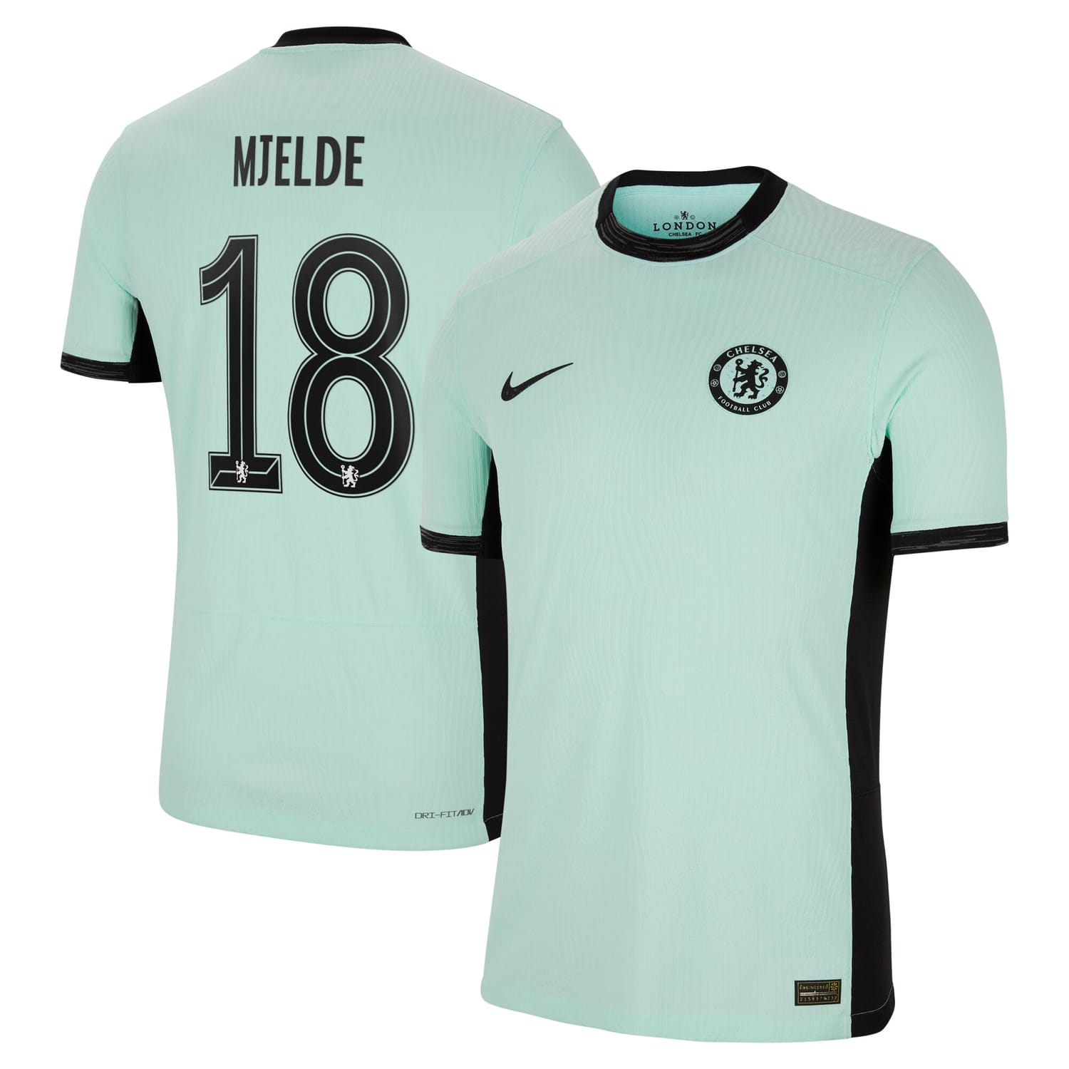 Premier League Chelsea Third Authentic Jersey Shirt 2023-24 player Maren Mjelde 18 printing for Men