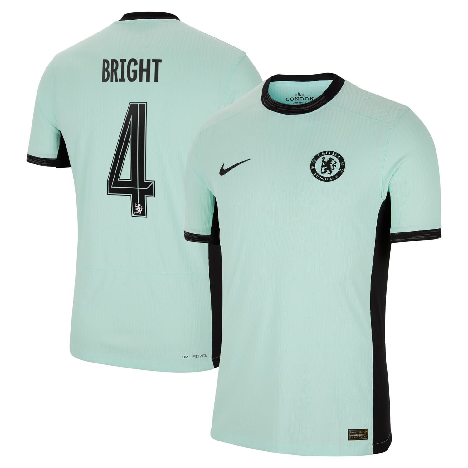 Premier League Chelsea Third Authentic Jersey Shirt 2023-24 player Millie Bright 4 printing for Men