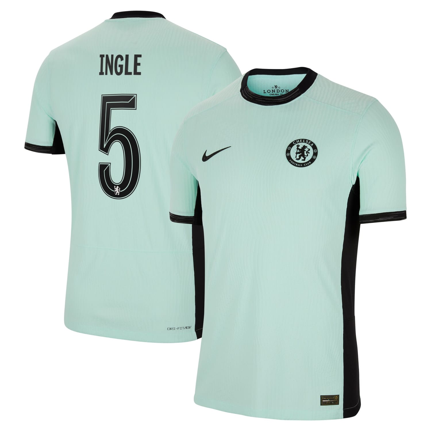 Premier League Chelsea Third Authentic Jersey Shirt 2023-24 player Sophie Ingle 5 printing for Men