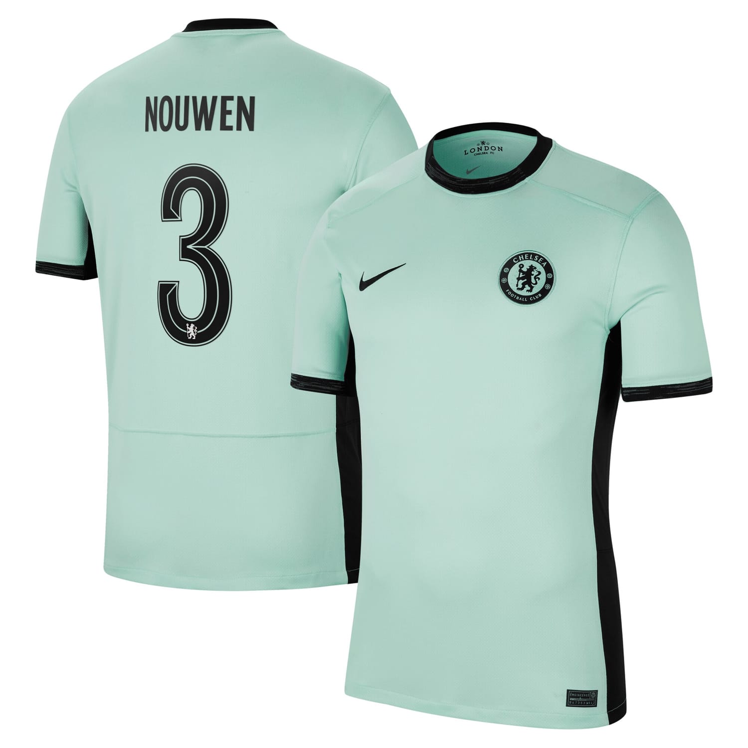 Premier League Chelsea Third Jersey Shirt 2023-24 player Aniek Nouwen 3 printing for Men