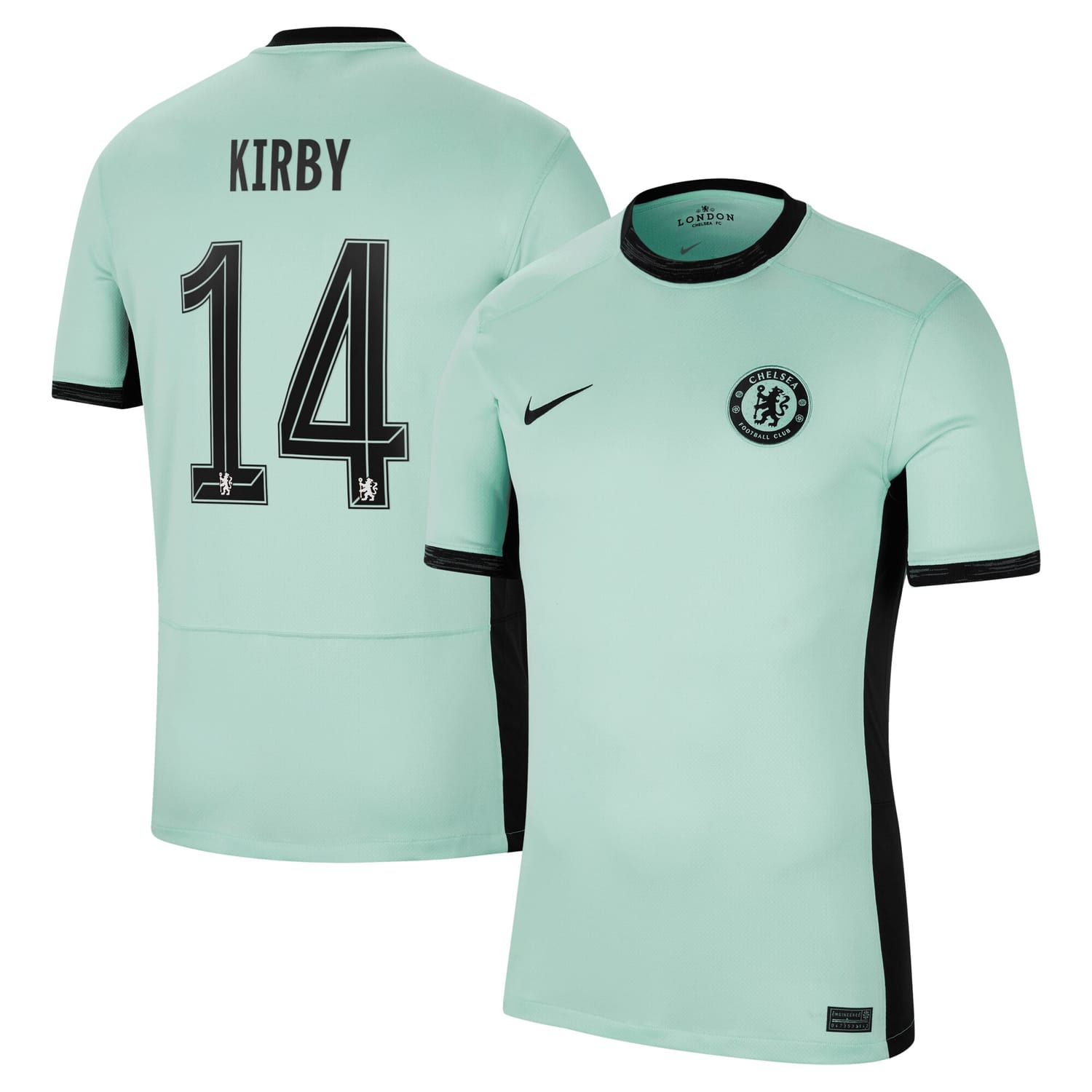 Premier League Chelsea Third Jersey Shirt 2023-24 player Fran Kirby 14 printing for Men