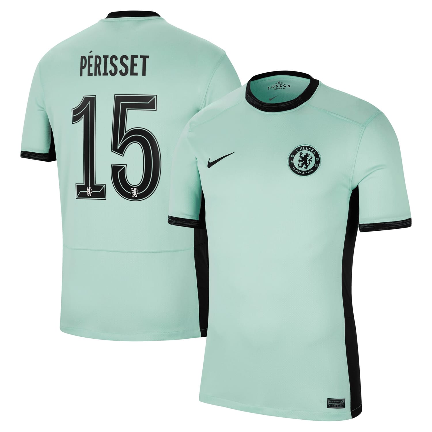 Premier League Chelsea Third Jersey Shirt 2023-24 player Eve Perisset 15 printing for Men