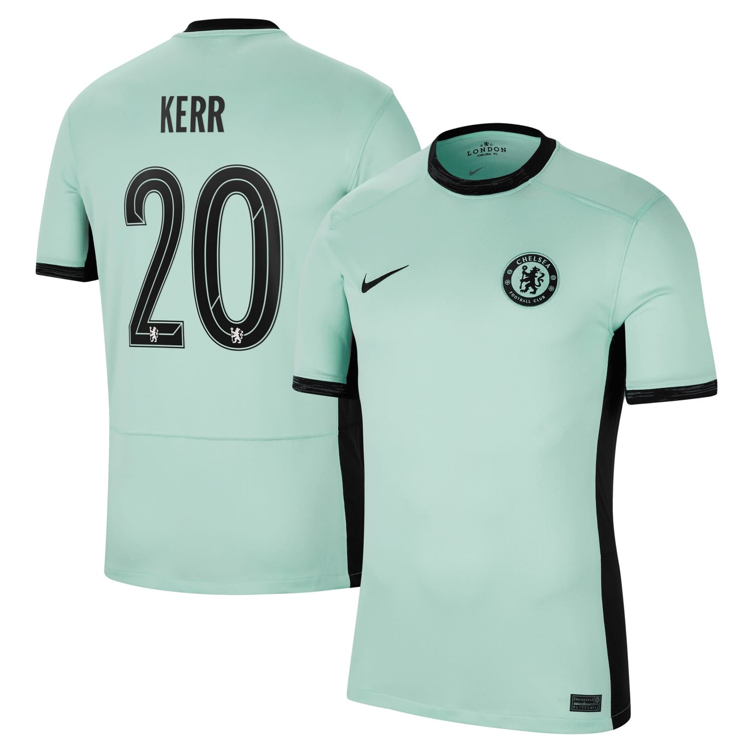 Premier League Chelsea Third Jersey Shirt 2023-24 player Sam Kerr 20 printing for Men