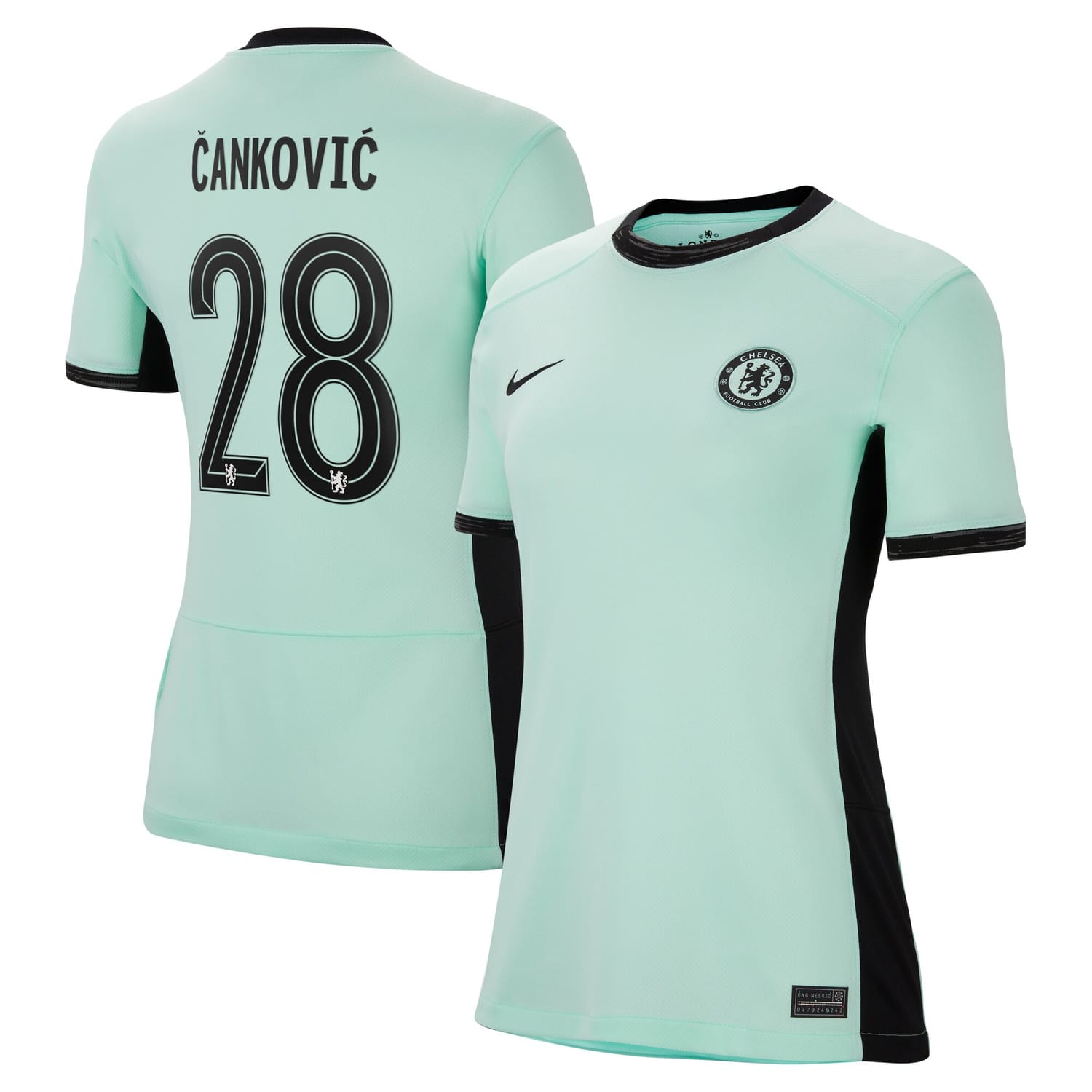 Premier League Chelsea Third Jersey Shirt 2023-24 player Jelena Cankovic 28 printing for Women