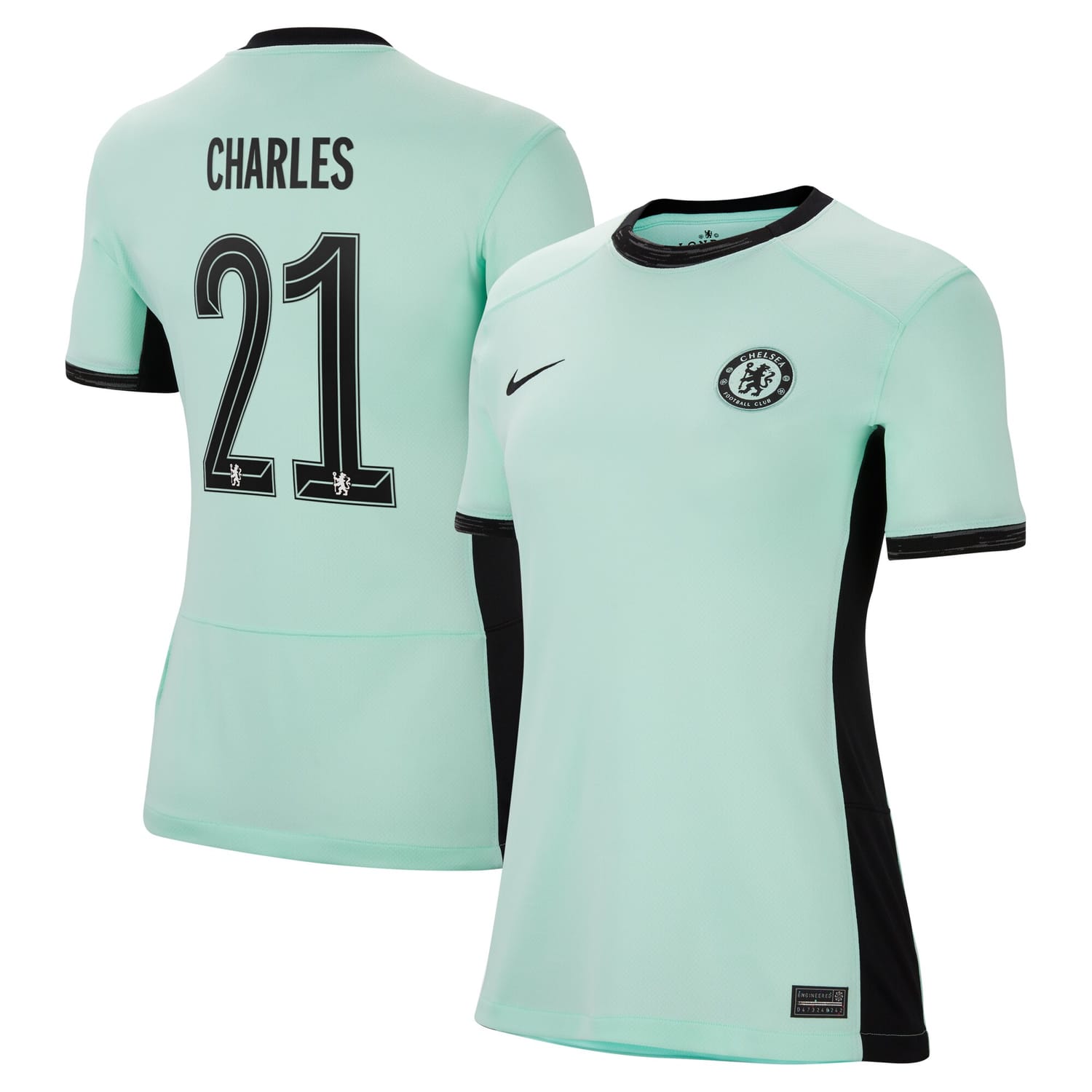 Premier League Chelsea Third Jersey Shirt 2023-24 player Niamh Charles 21 printing for Women