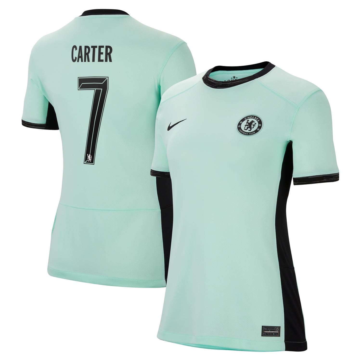 Premier League Chelsea Third Jersey Shirt 2023-24 player Jess Carter 7 printing for Women