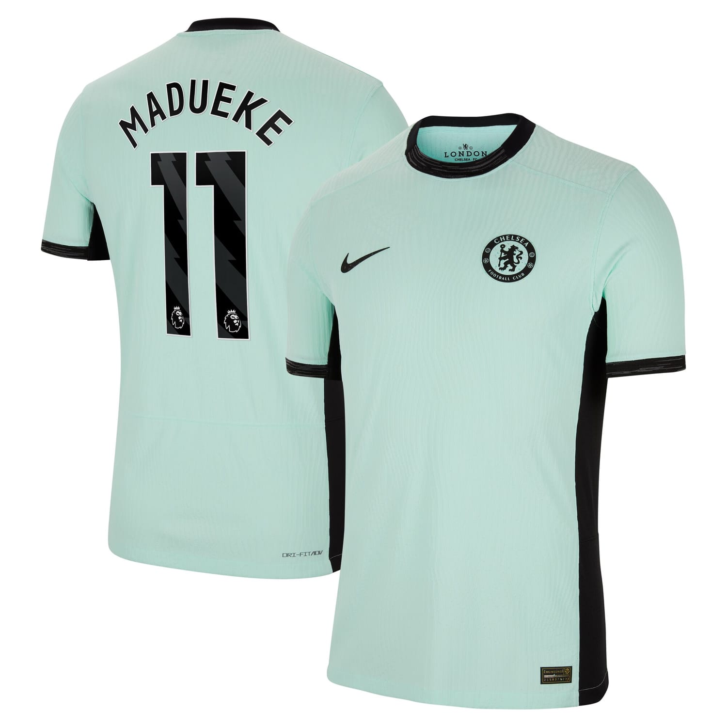 Premier League Chelsea Third Authentic Jersey Shirt 2023-24 player Noni Madueke 11 printing for Men