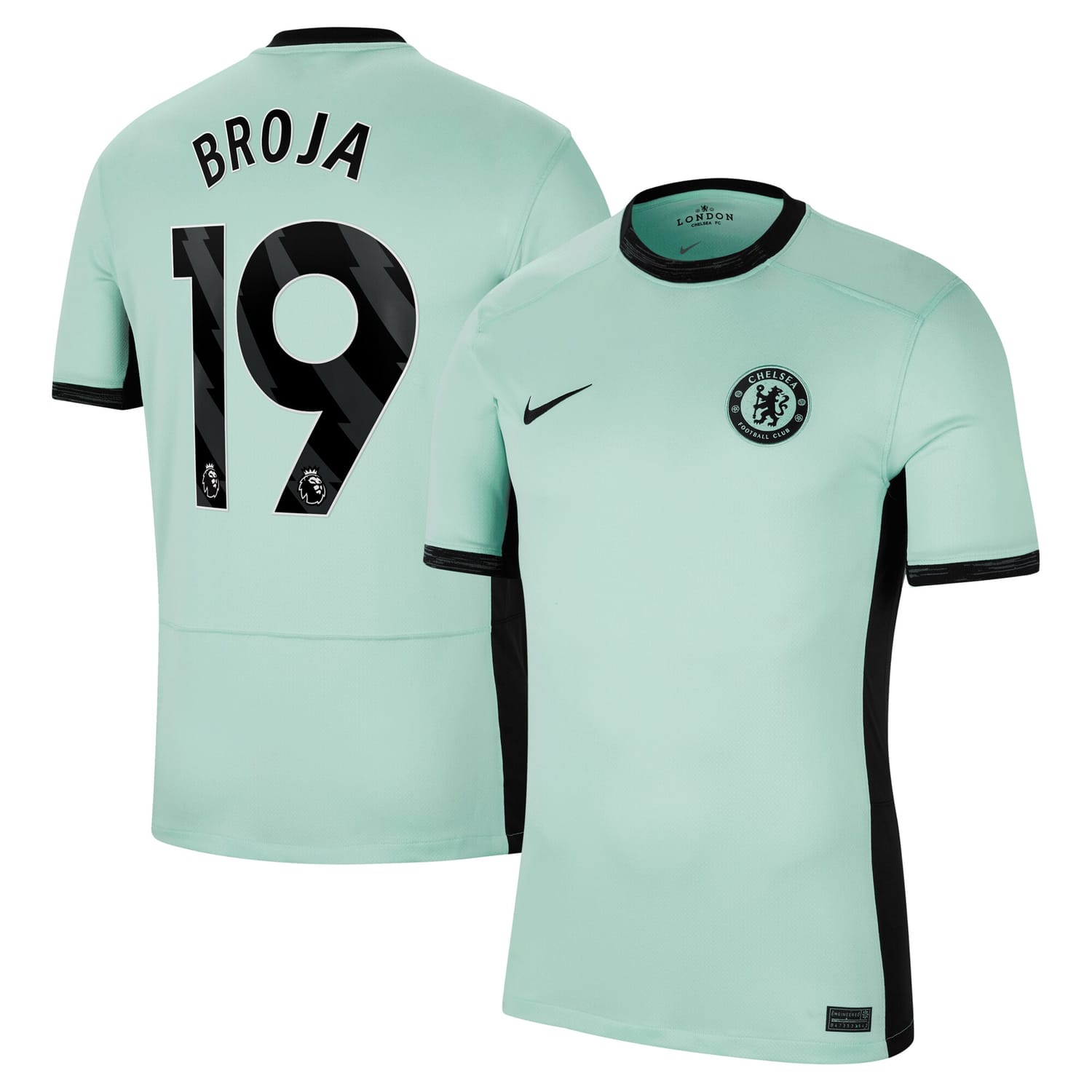 Premier League Chelsea Third Jersey Shirt 2023-24 player Armando Broja 19 printing for Men