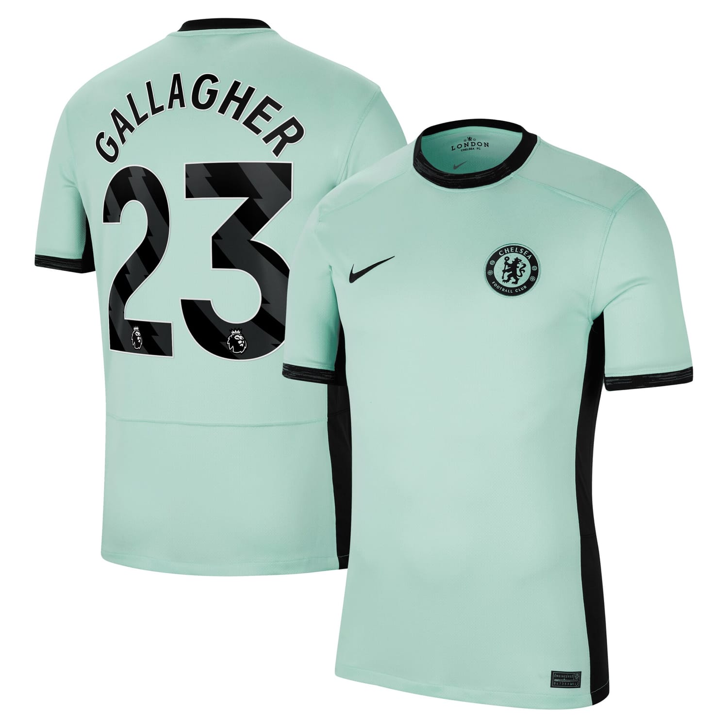 Premier League Chelsea Third Jersey Shirt 2023-24 player Conor Gallagher 23 printing for Men