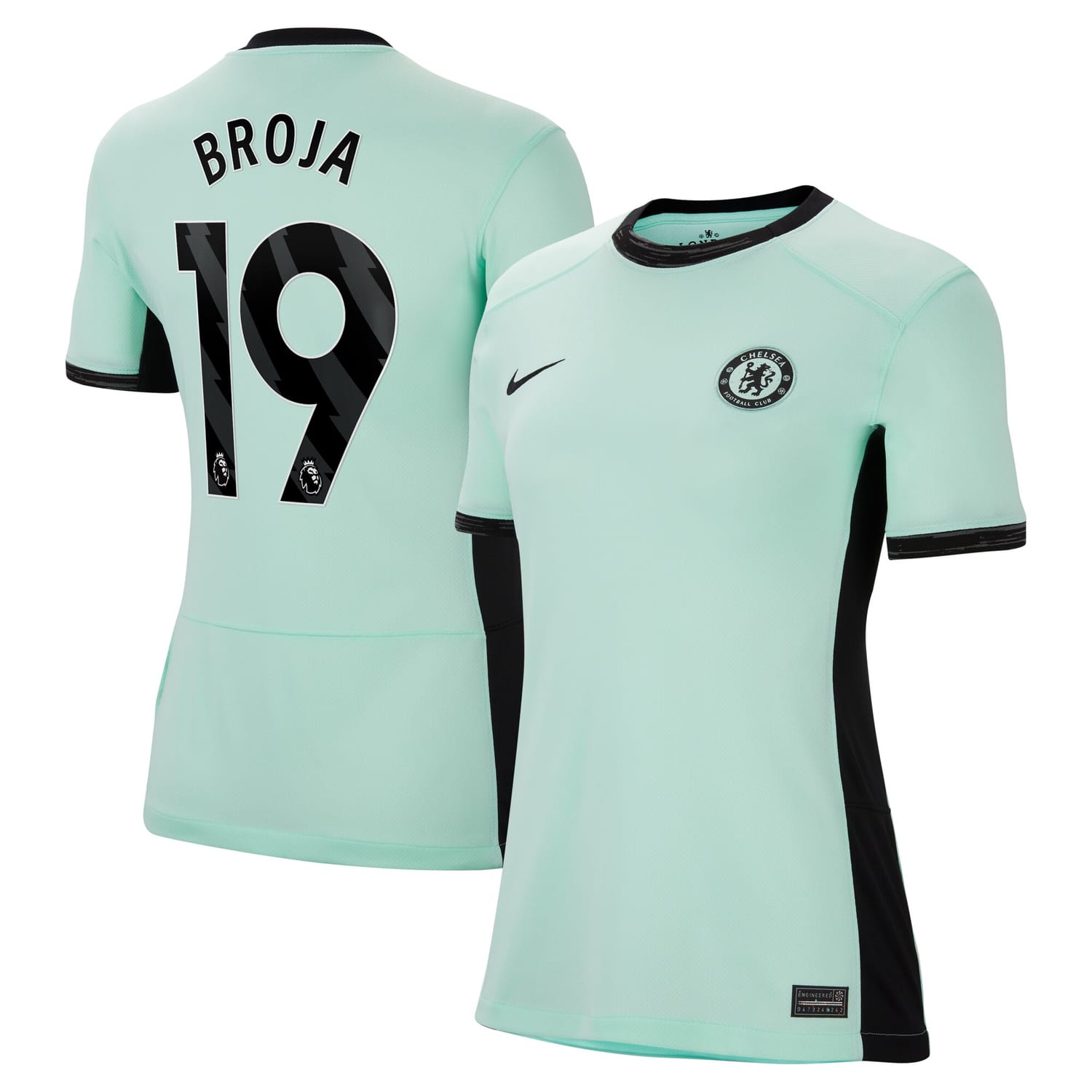 Premier League Chelsea Third Jersey Shirt 2023-24 player Armando Broja 19 printing for Women