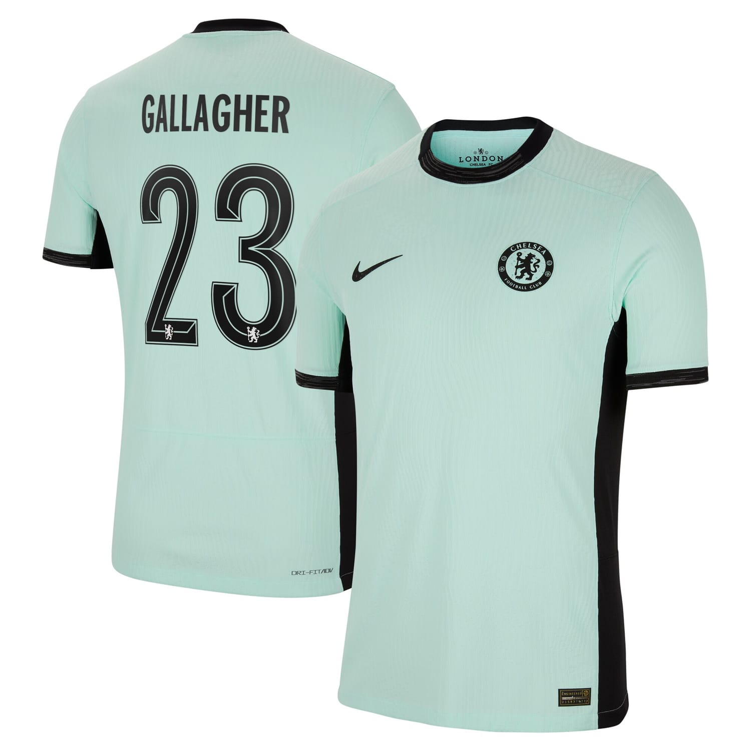 Premier League Chelsea Third Cup Authentic Jersey Shirt 2023-24 player Conor Gallagher 23 printing for Men