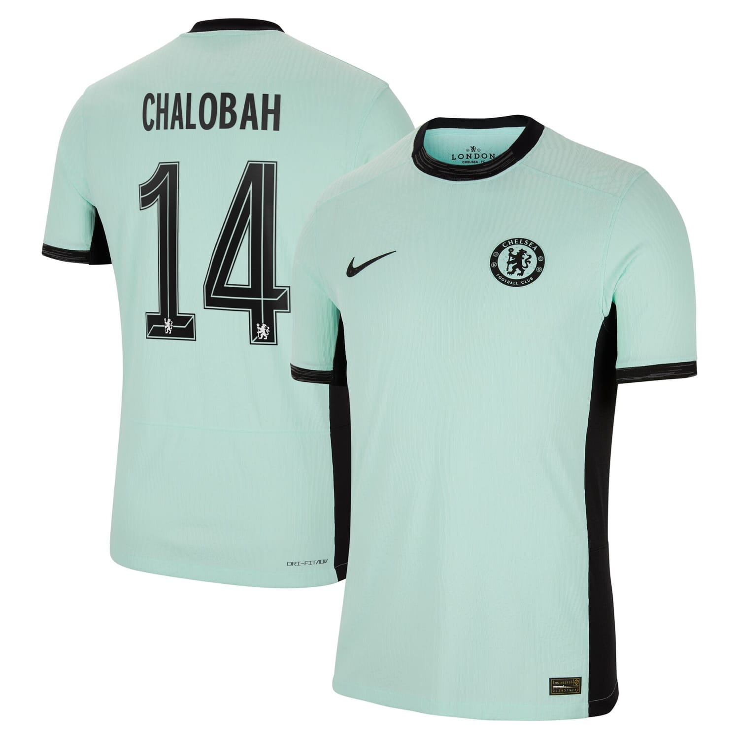 Premier League Chelsea Third Cup Authentic Jersey Shirt 2023-24 player Trevoh Chalobah 14 printing for Men