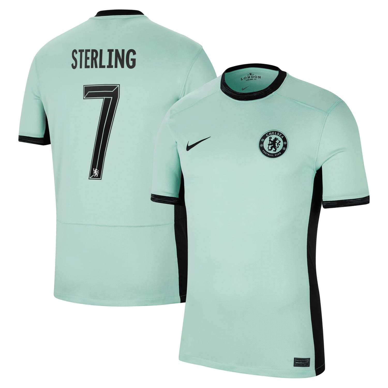 Premier League Chelsea Third Cup Jersey Shirt 2023-24 player Raheem Sterling 7 printing for Men