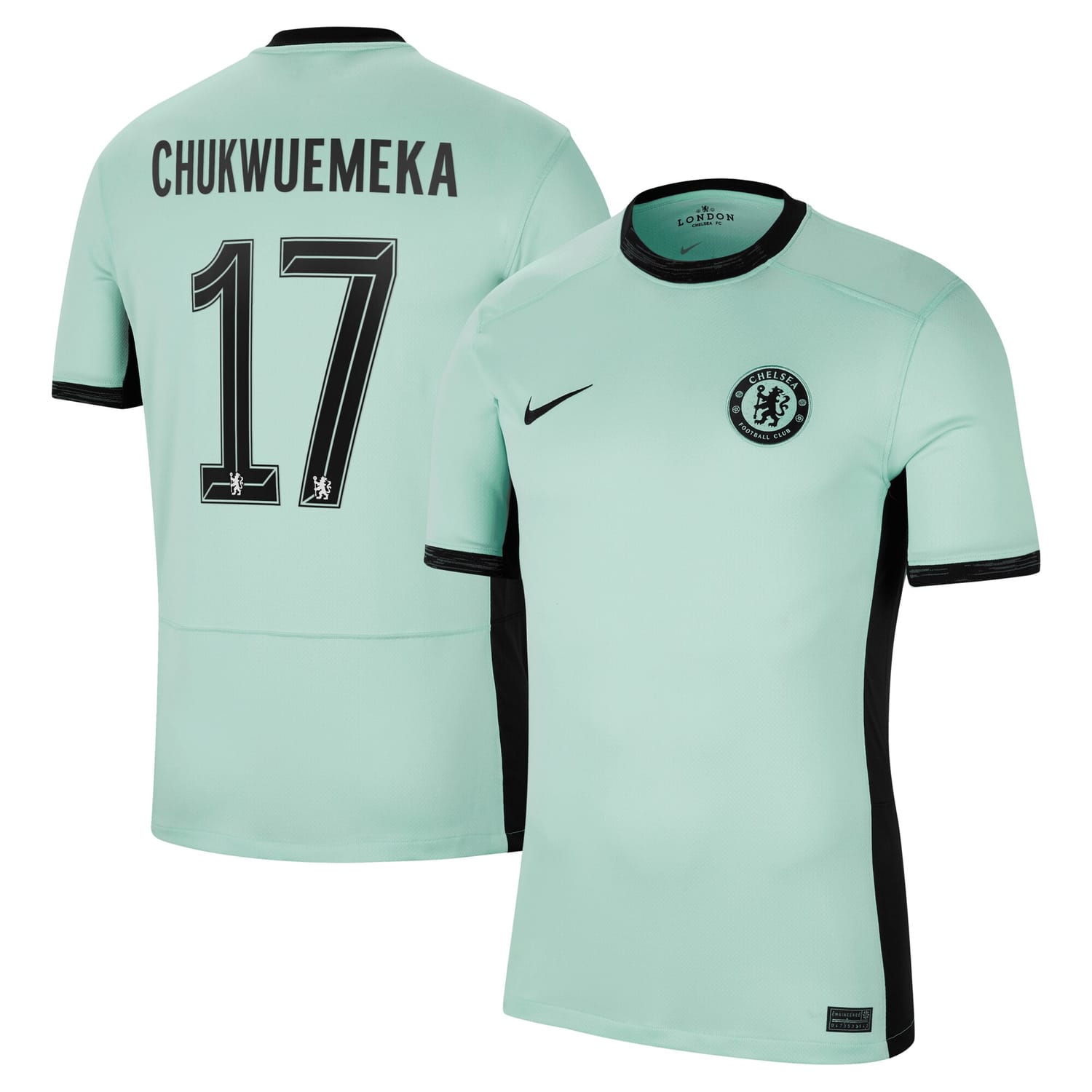 Premier League Chelsea Third Cup Jersey Shirt 2023-24 player Carney Chukwuemeka 17 printing for Men