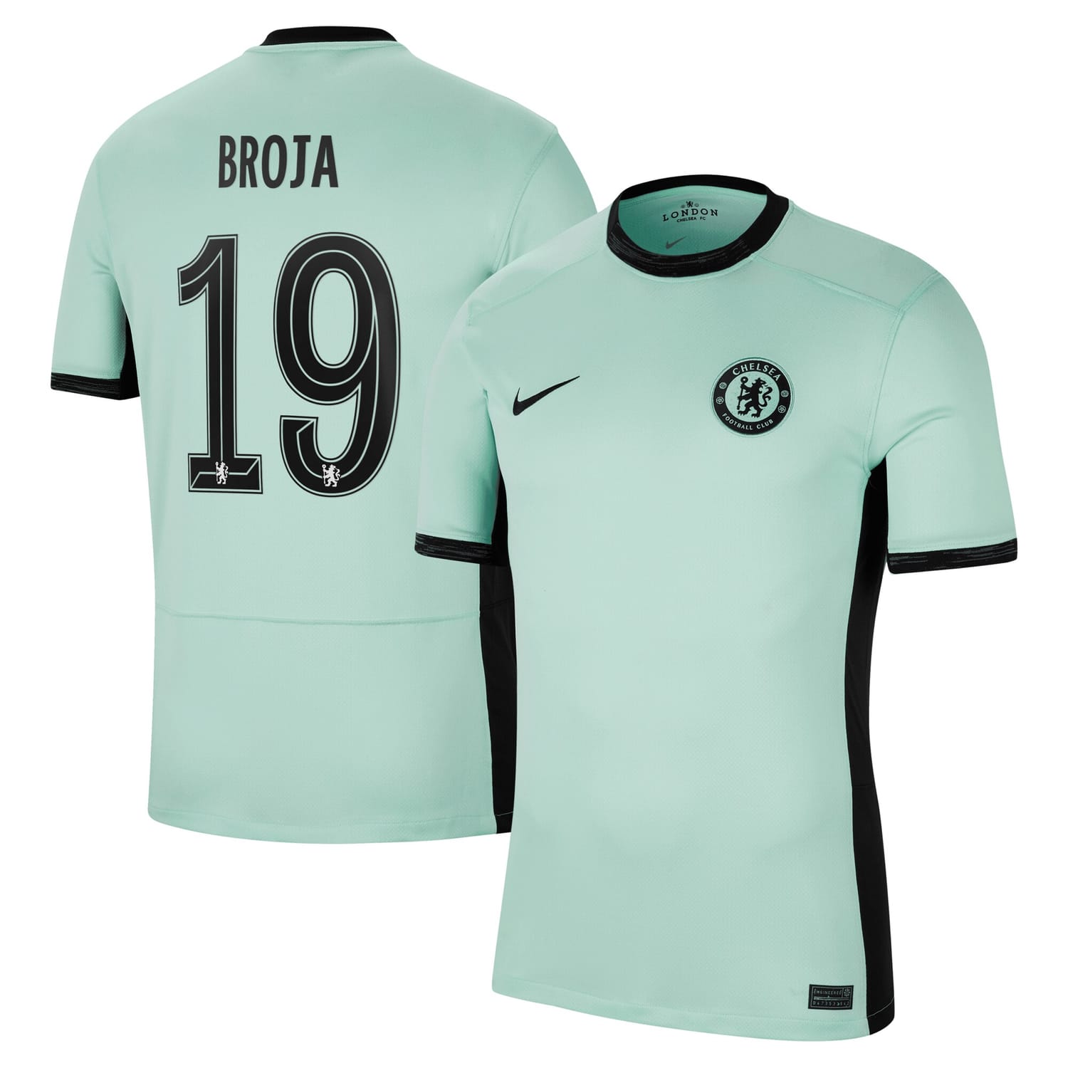 Premier League Chelsea Third Cup Jersey Shirt 2023-24 player Armando Broja 19 printing for Men