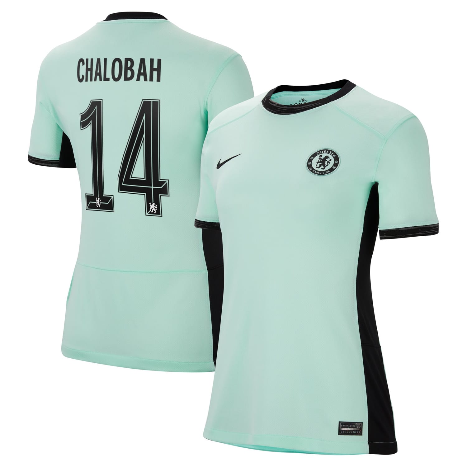 Premier League Chelsea Third Cup Jersey Shirt 2023-24 player Trevoh Chalobah 14 printing for Women