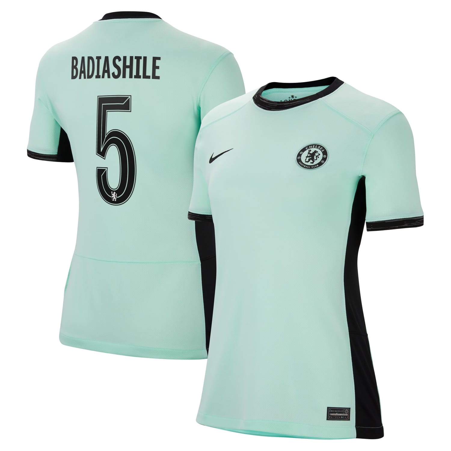 Premier League Chelsea Third Cup Jersey Shirt 2023-24 player Benoît Badiashile 5 printing for Women