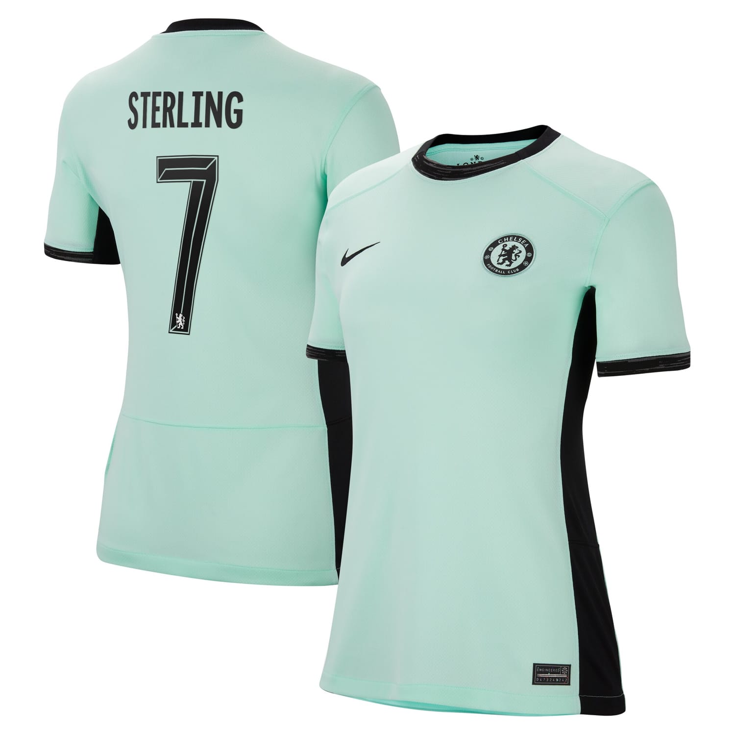 Premier League Chelsea Third Cup Jersey Shirt 2023-24 player Raheem Sterling 7 printing for Women