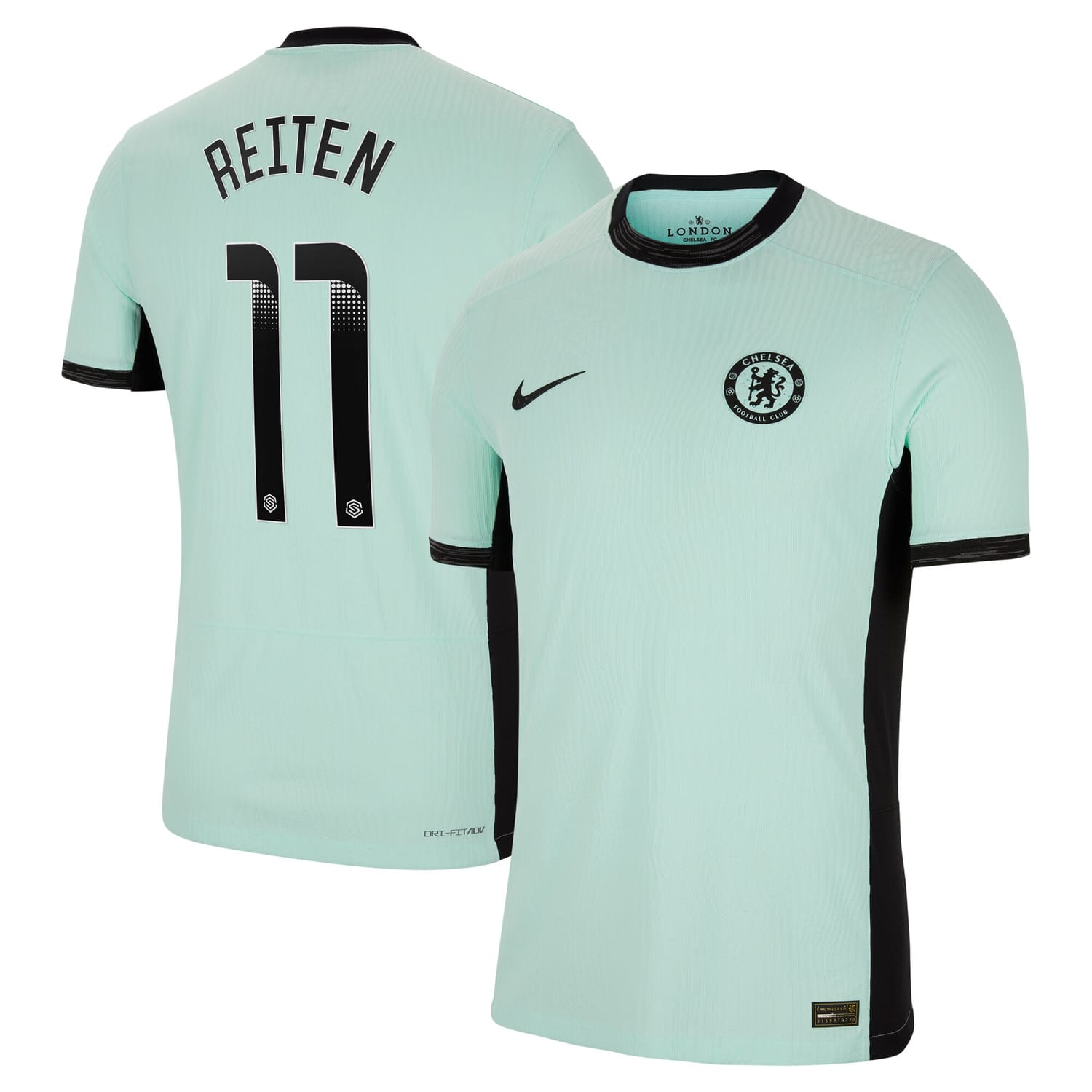 Premier League Chelsea Third WSL Authentic Jersey Shirt 2023-24 player Guro Reiten 11 printing for Men