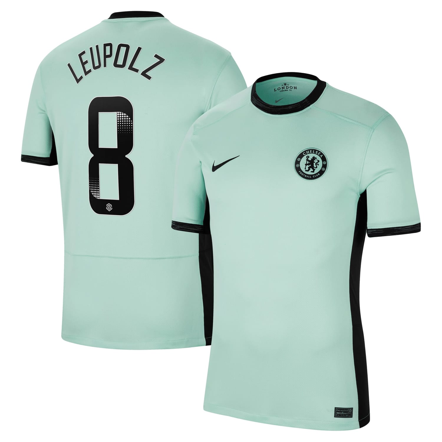 Premier League Chelsea Third WSL Jersey Shirt 2023-24 player Melanie Leupolz 8 printing for Men
