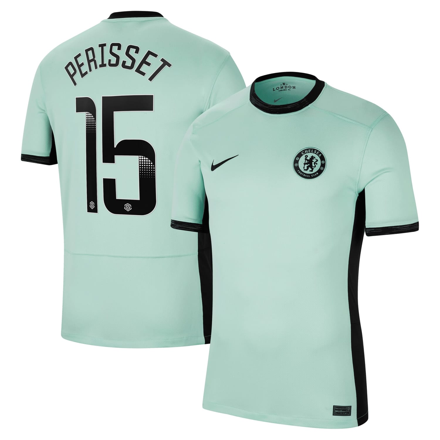 Premier League Chelsea Third WSL Jersey Shirt 2023-24 player Eve Perisset 15 printing for Men