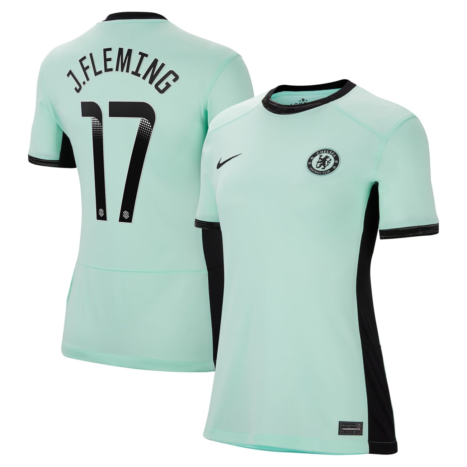 Premier League Chelsea Third WSL Jersey Shirt 2023-24 player Jessie Fleming 17 printing for Women