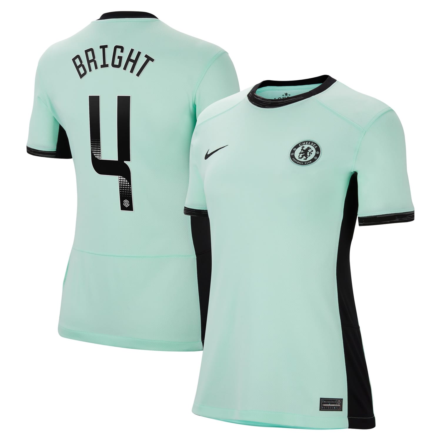 Premier League Chelsea Third WSL Jersey Shirt 2023-24 player Millie Bright 4 printing for Women