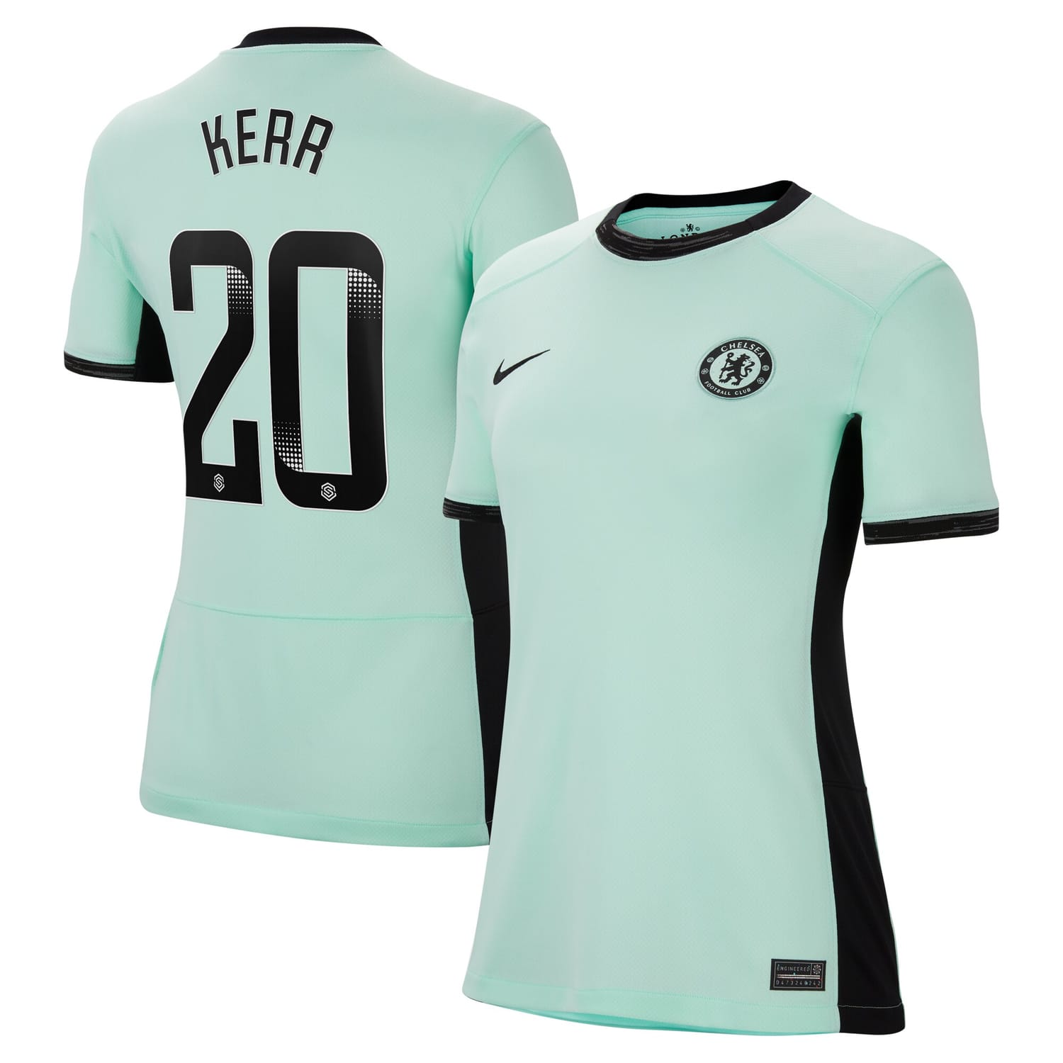 Premier League Chelsea Third WSL Jersey Shirt 2023-24 player Sam Kerr 20 printing for Women