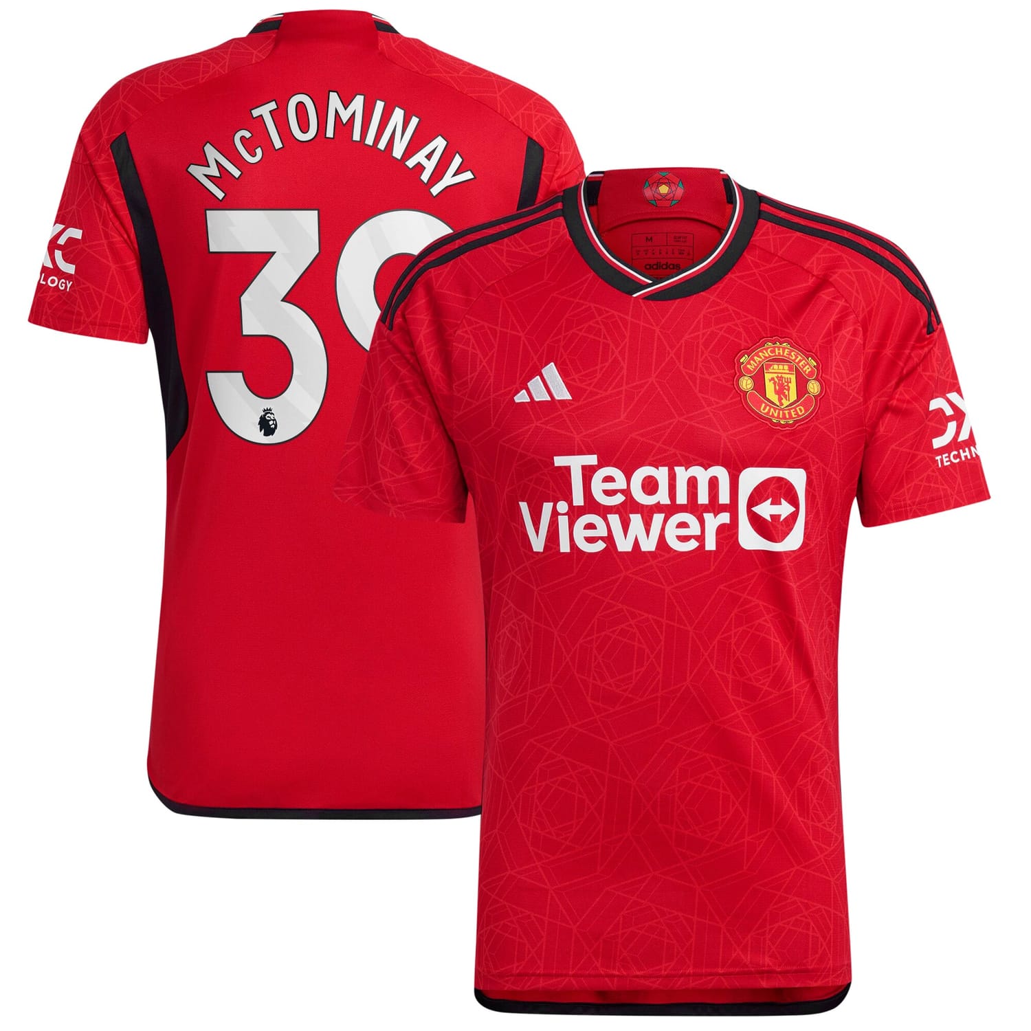 Premier League Manchester United Home Jersey Shirt 2023-24 player Scott McTominay 39 printing for Men