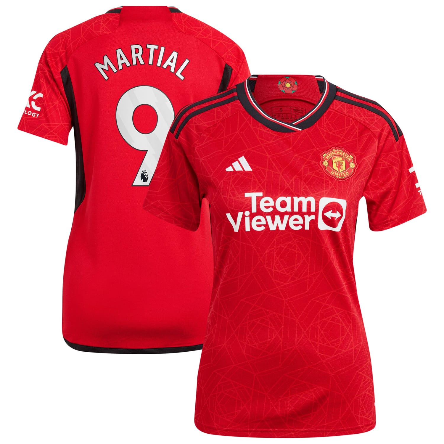 Premier League Manchester United Home Jersey Shirt 2023-24 player Anthony Martial 9 printing for Women