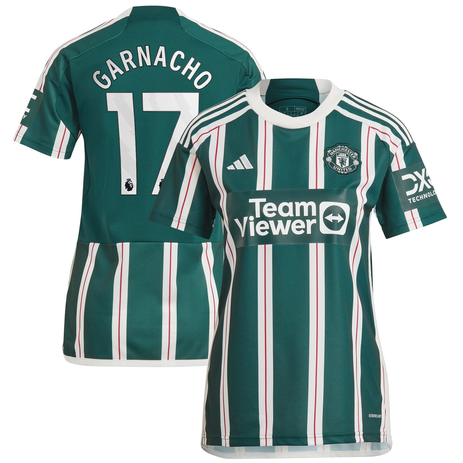 Premier League Manchester United Away Jersey Shirt 2023-24 player Alejandro Garnacho 17 printing for Women