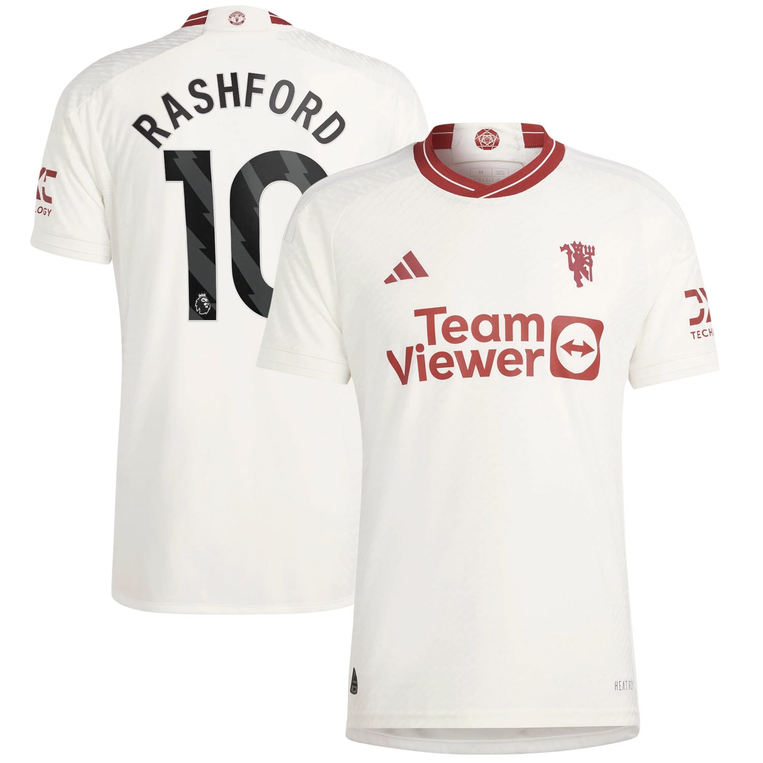 Premier League Manchester United Third Authentic Jersey Shirt 2023-24 player Marcus Rashford 10 printing for Men
