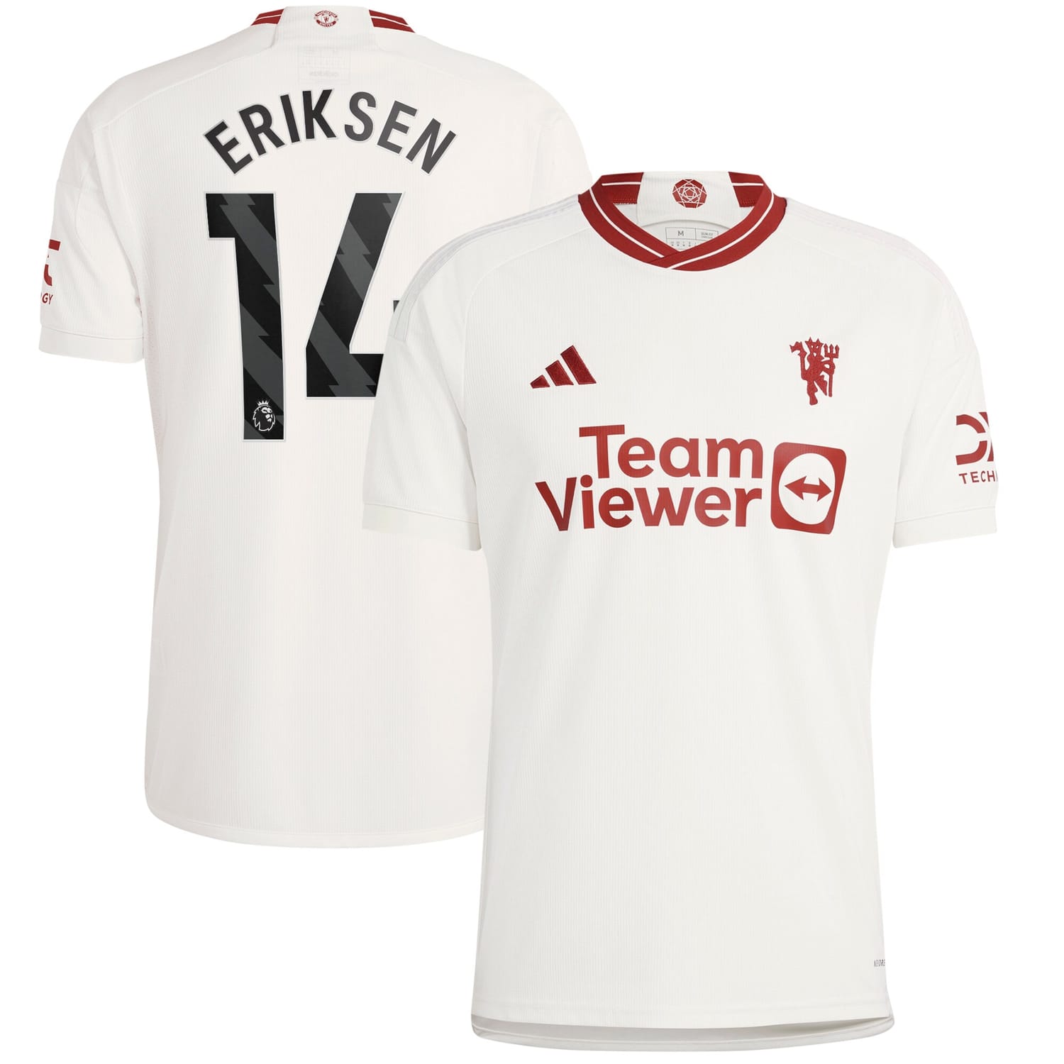Premier League Manchester United Third Jersey Shirt 2023-24 player Christian Eriksen 14 printing for Men