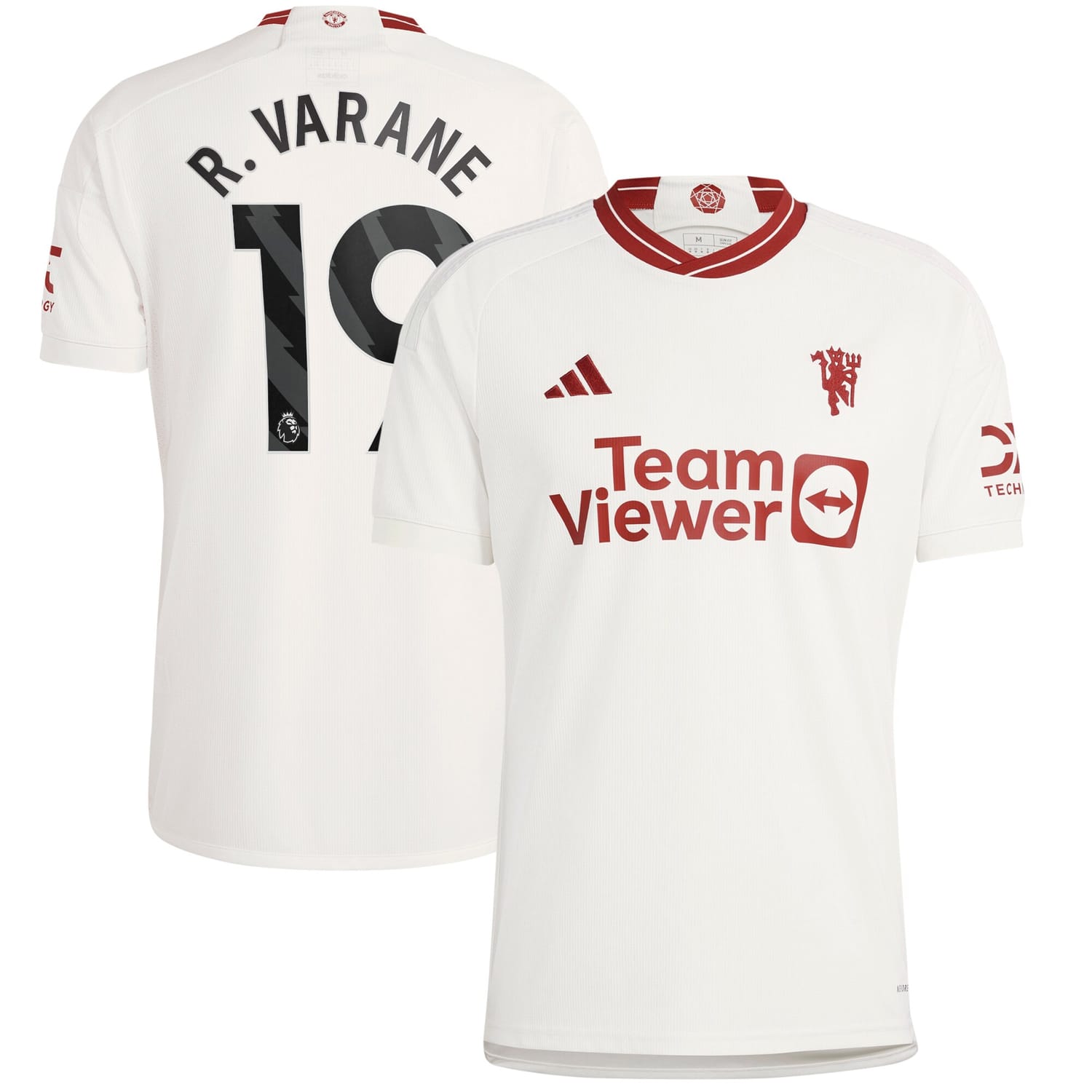 Premier League Manchester United Third Jersey Shirt 2023-24 player Raphael Varane 19 printing for Men