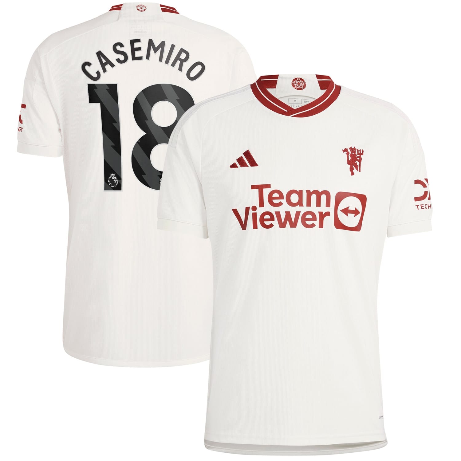 Premier League Manchester United Third Jersey Shirt 2023-24 player Casemiro 18 printing for Men