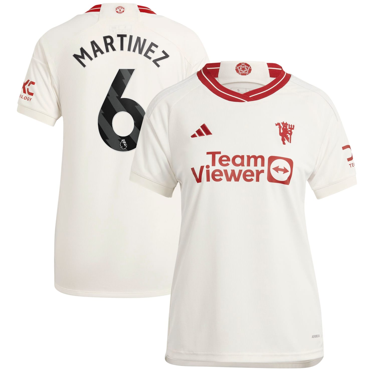 Premier League Manchester United Third Jersey Shirt 2023-24 player Lisandro Martínez 6 printing for Women