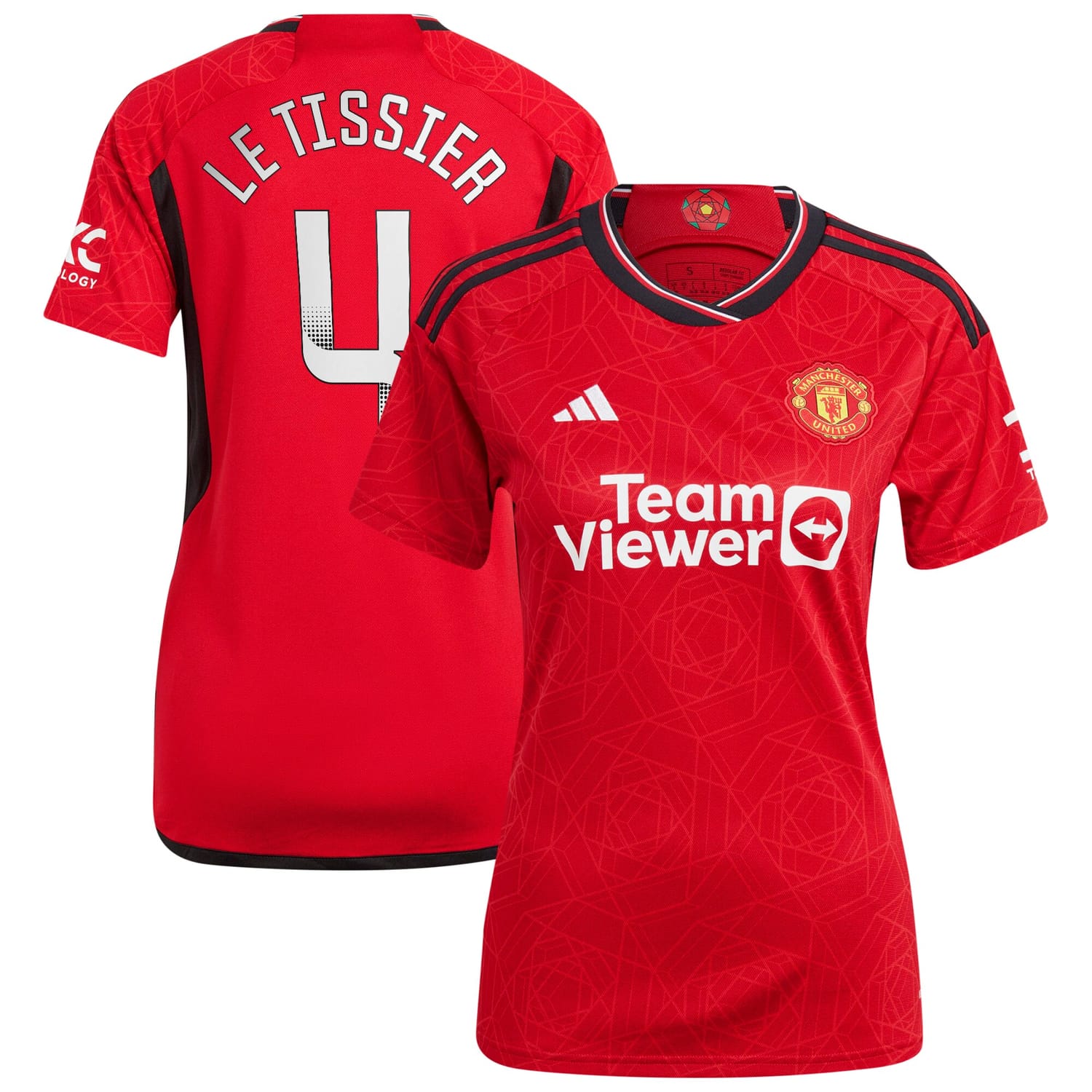 Premier League Manchester United Home WSL Jersey Shirt 2023-24 player Maya Le Tissier 4 printing for Women