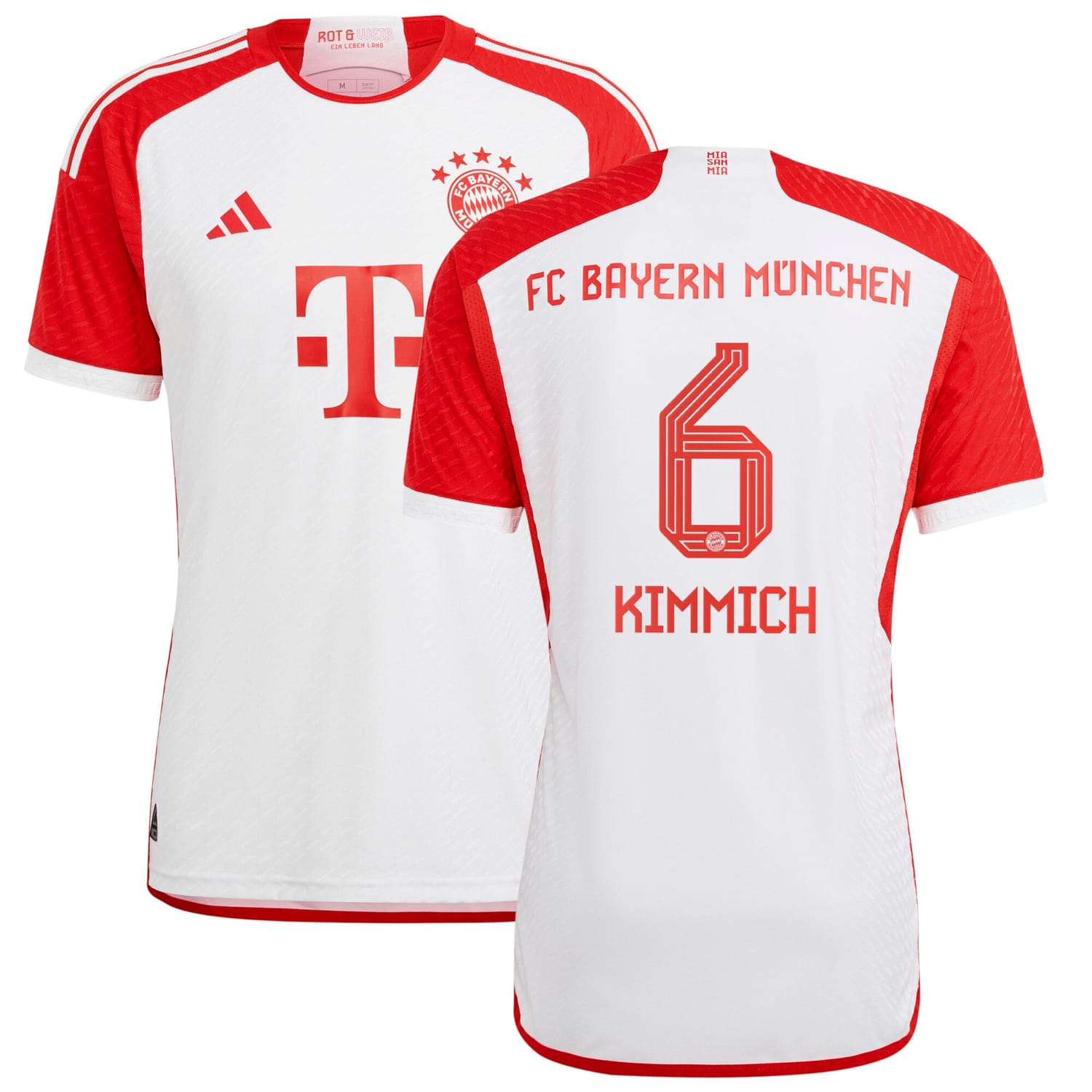 Bundesliga Bayern Munich Home Authentic Jersey Shirt 2023-24 player Joshua Kimmich 6 printing for Men