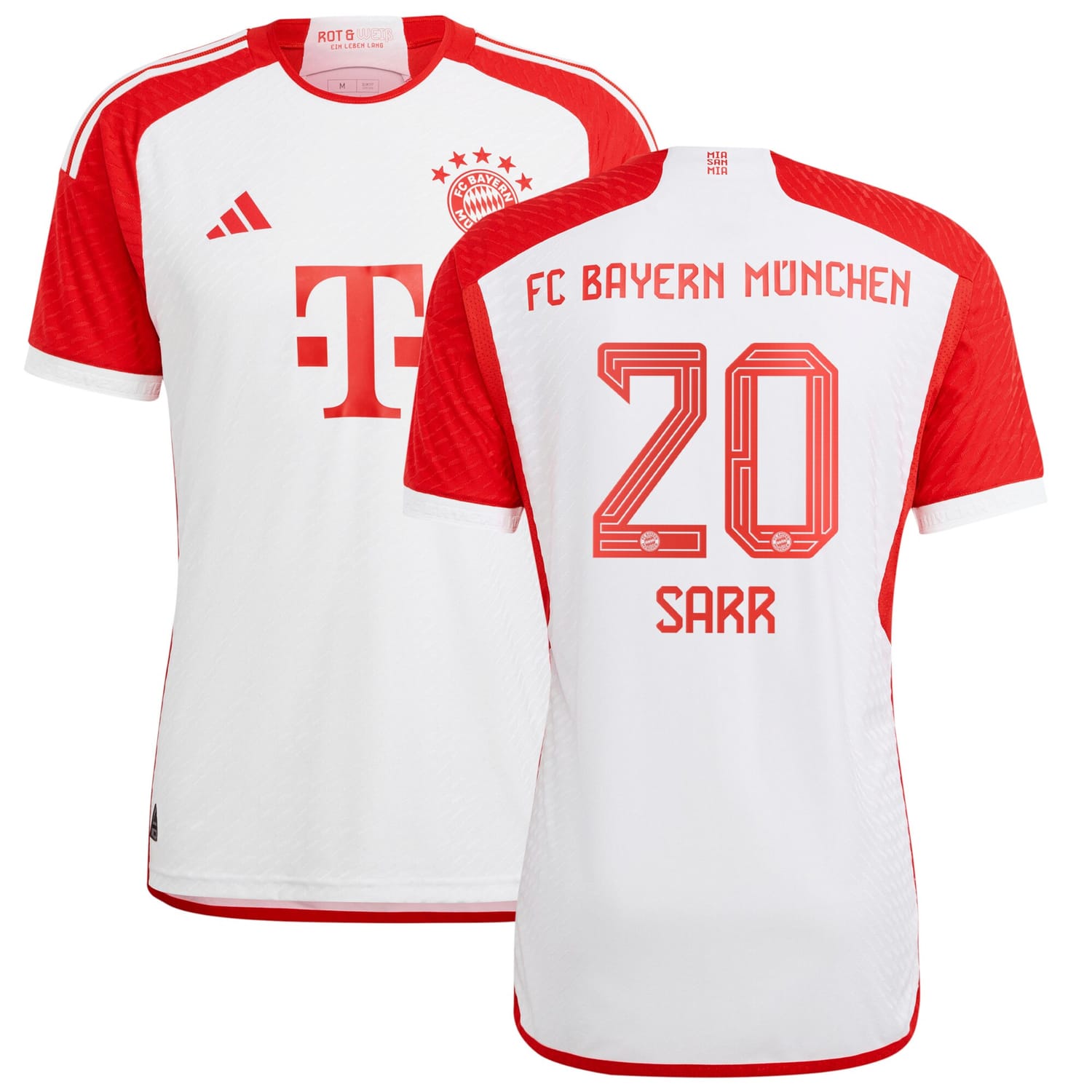 Bundesliga Bayern Munich Home Authentic Jersey Shirt 2023-24 player Bouna Sarr 20 printing for Men