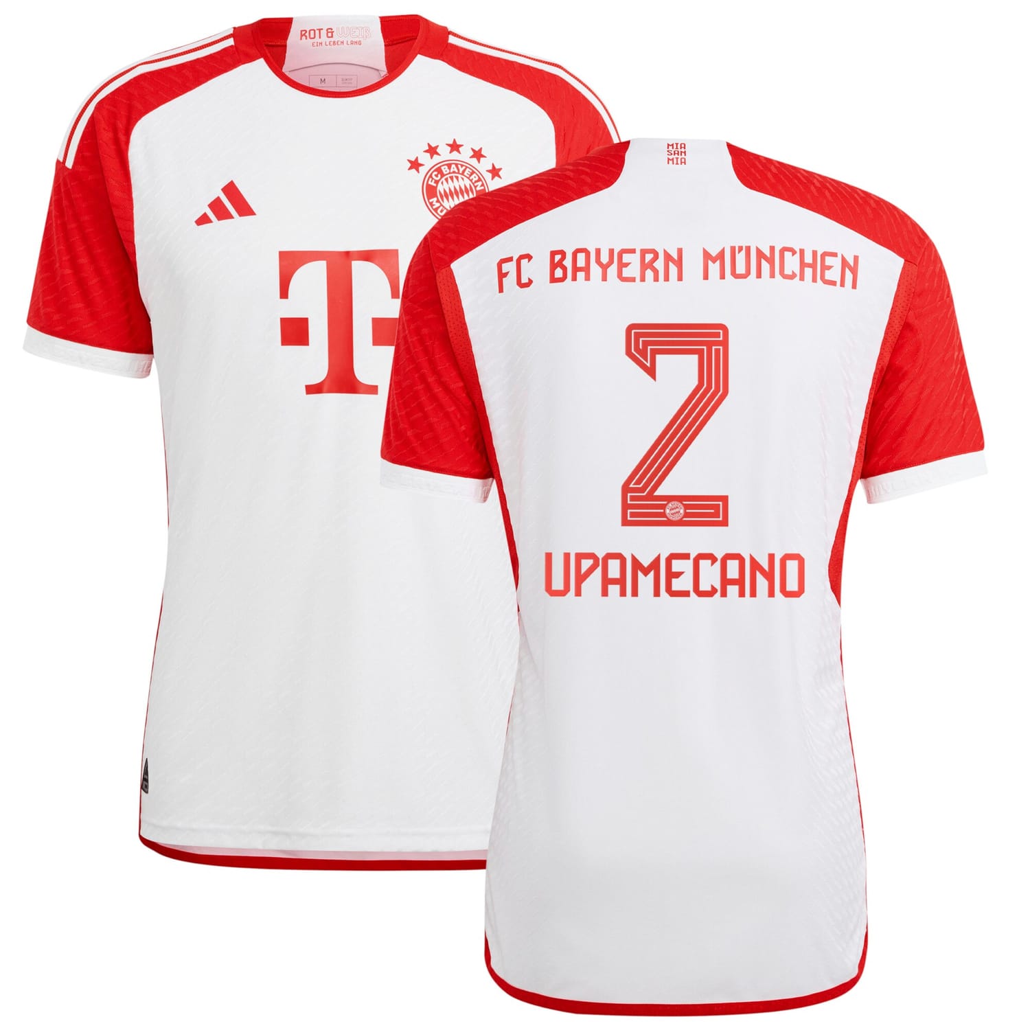 Bundesliga Bayern Munich Home Authentic Jersey Shirt 2023-24 player Dayot Upamecano 2 printing for Men