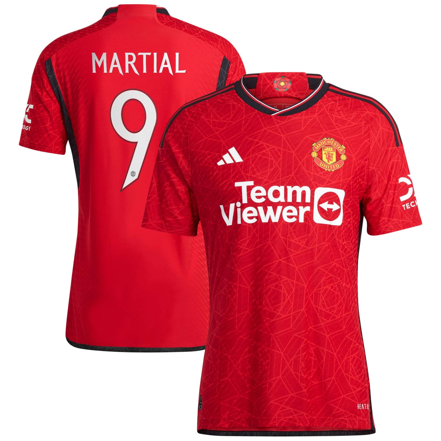 Premier League Manchester United Home Cup Authentic Jersey Shirt 2023-24 player Anthony Martial 9 printing for Men
