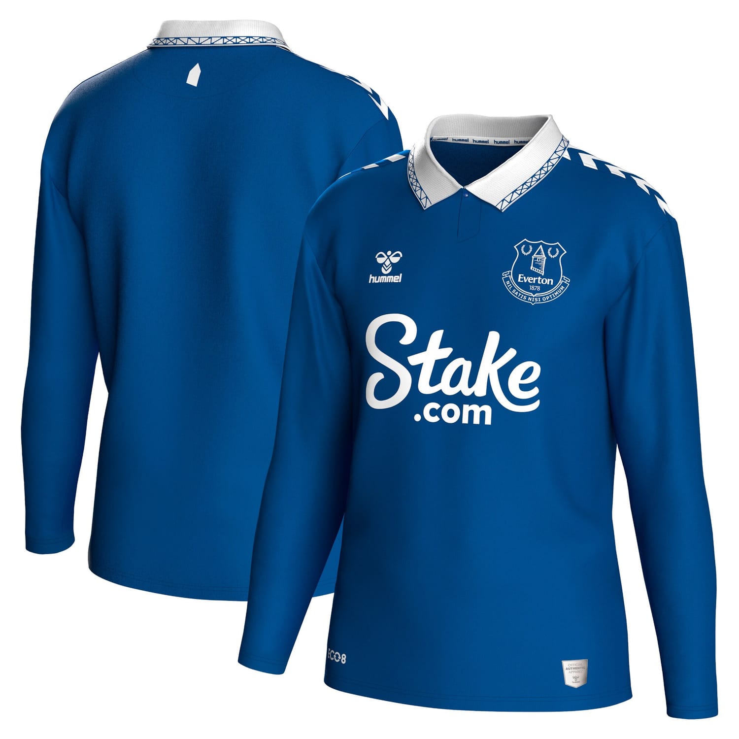 Premier League Everton Home Jersey Shirt Long Sleeve 2023-24 for Men