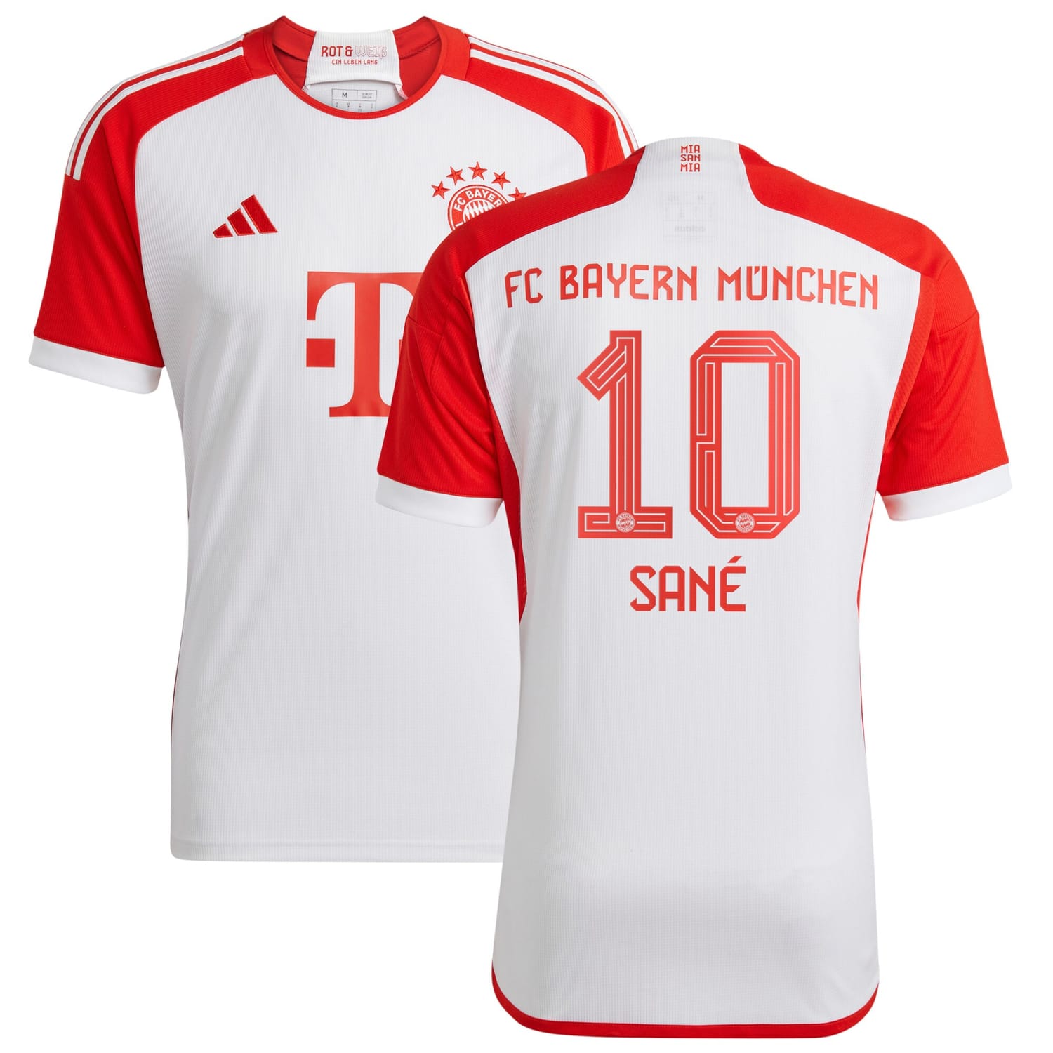 Bundesliga Bayern Munich Home Jersey Shirt 2023-24 player Leroy Sané 10 printing for Men