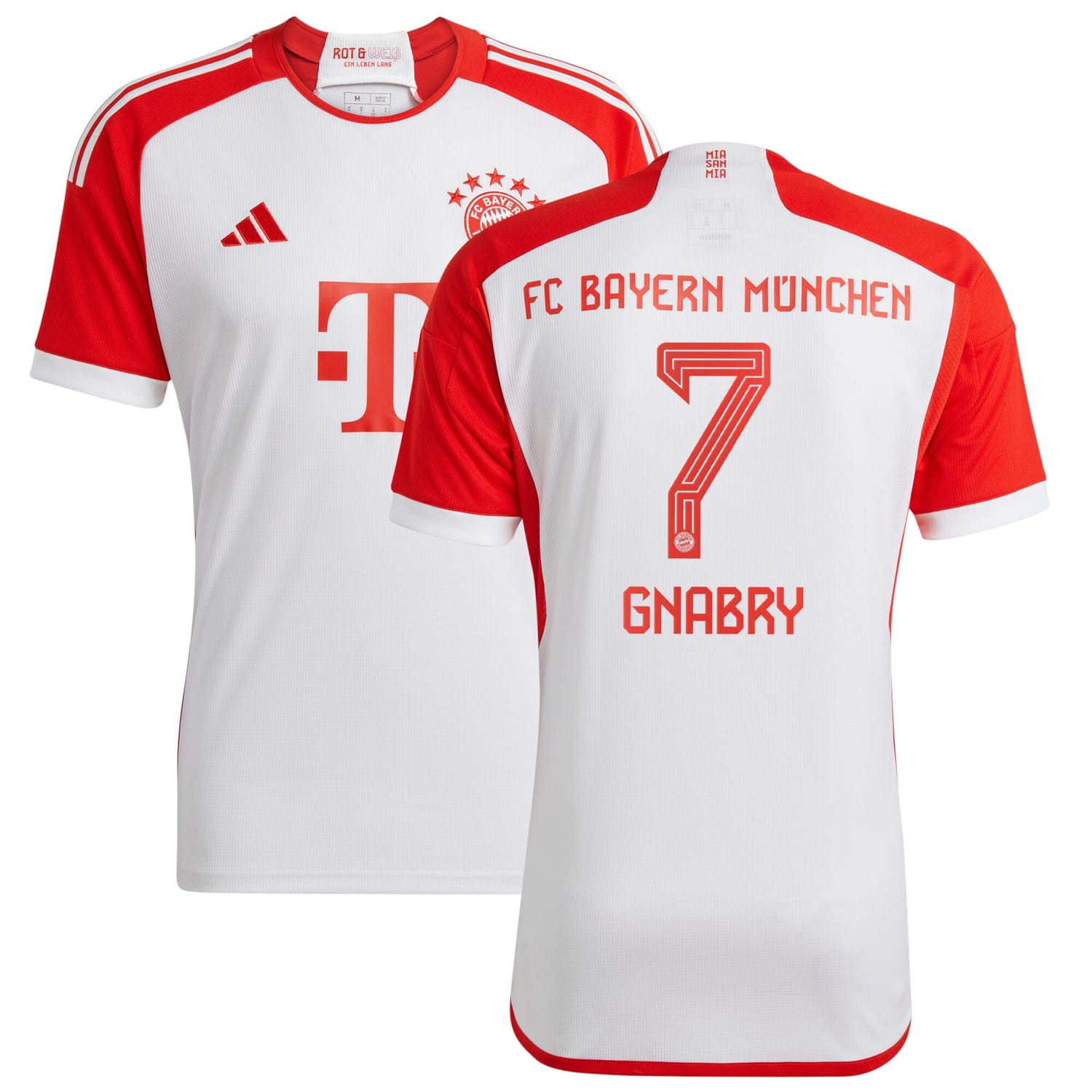 Bundesliga Bayern Munich Home Jersey Shirt 2023-24 player Serge Gnabry 7 printing for Men