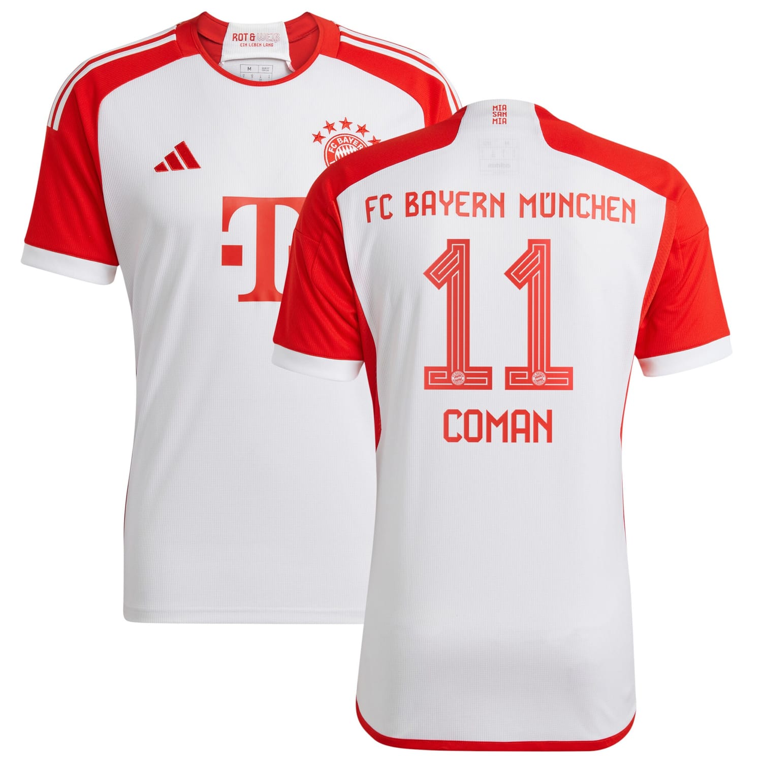 Bundesliga Bayern Munich Home Jersey Shirt 2023-24 player Kingsley Coman 11 printing for Men