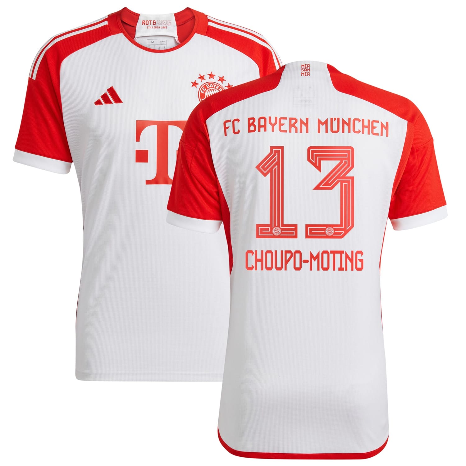 Bundesliga Bayern Munich Home Jersey Shirt 2023-24 player Eric Maxim Choupo-Moting 13 printing for Men