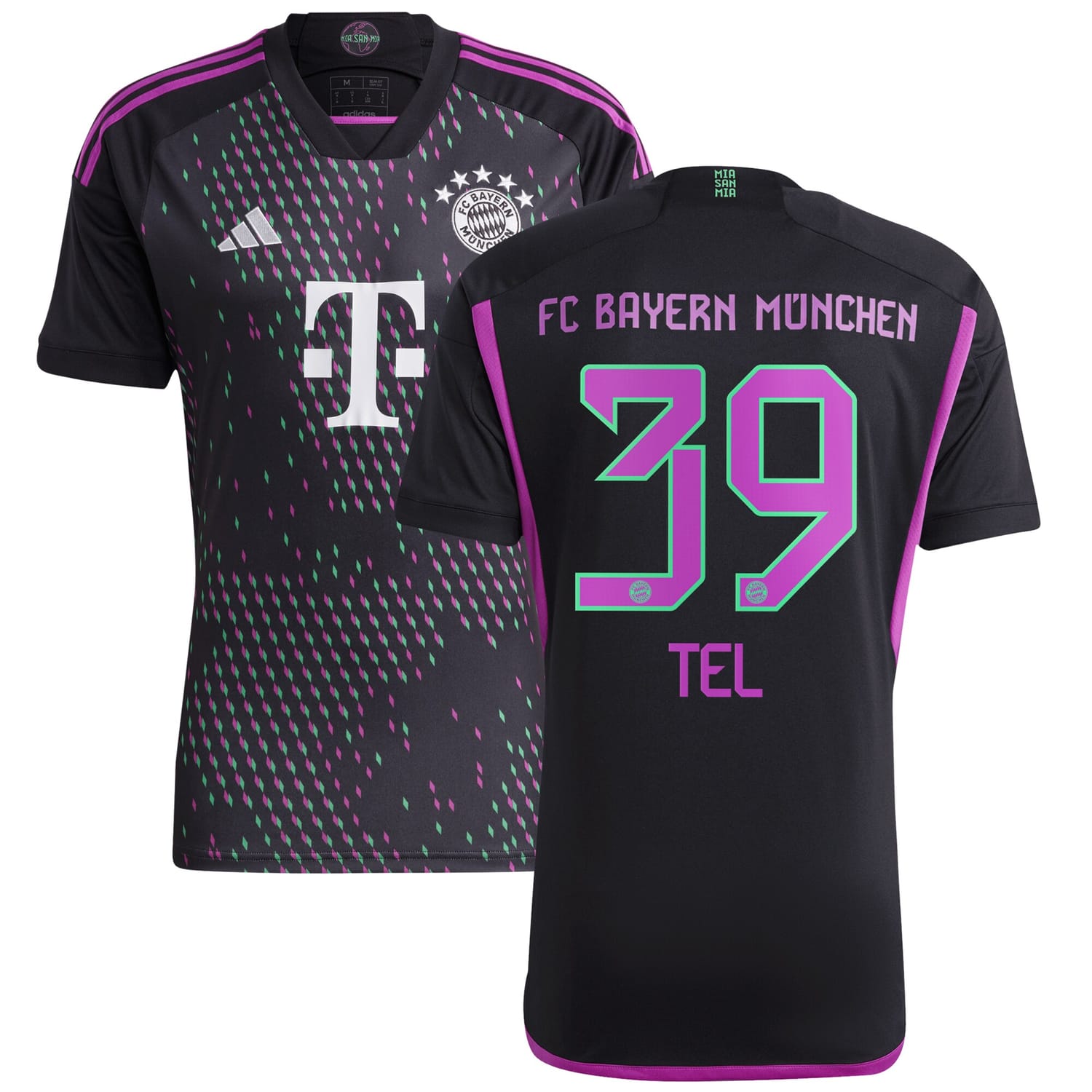 Bundesliga Bayern Munich Away Jersey Shirt 2023-24 player Mathys Tel 39 printing for Men