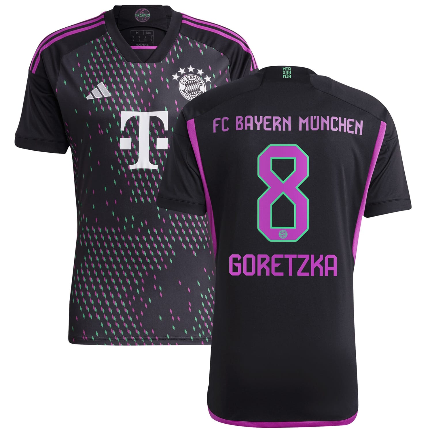 Bundesliga Bayern Munich Away Jersey Shirt 2023-24 player Leon Goretzka 8 printing for Men