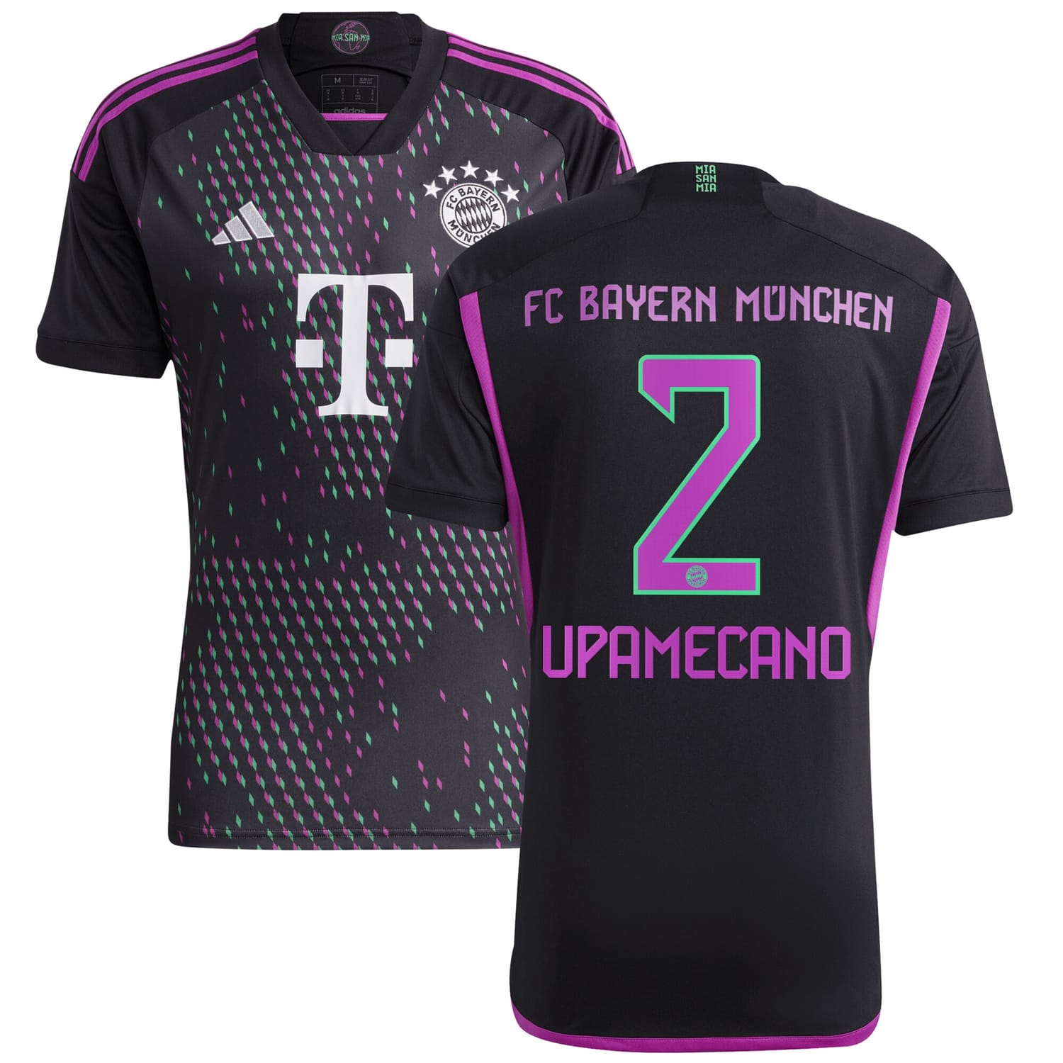 Bundesliga Bayern Munich Away Jersey Shirt 2023-24 player Dayot Upamecano 2 printing for Men