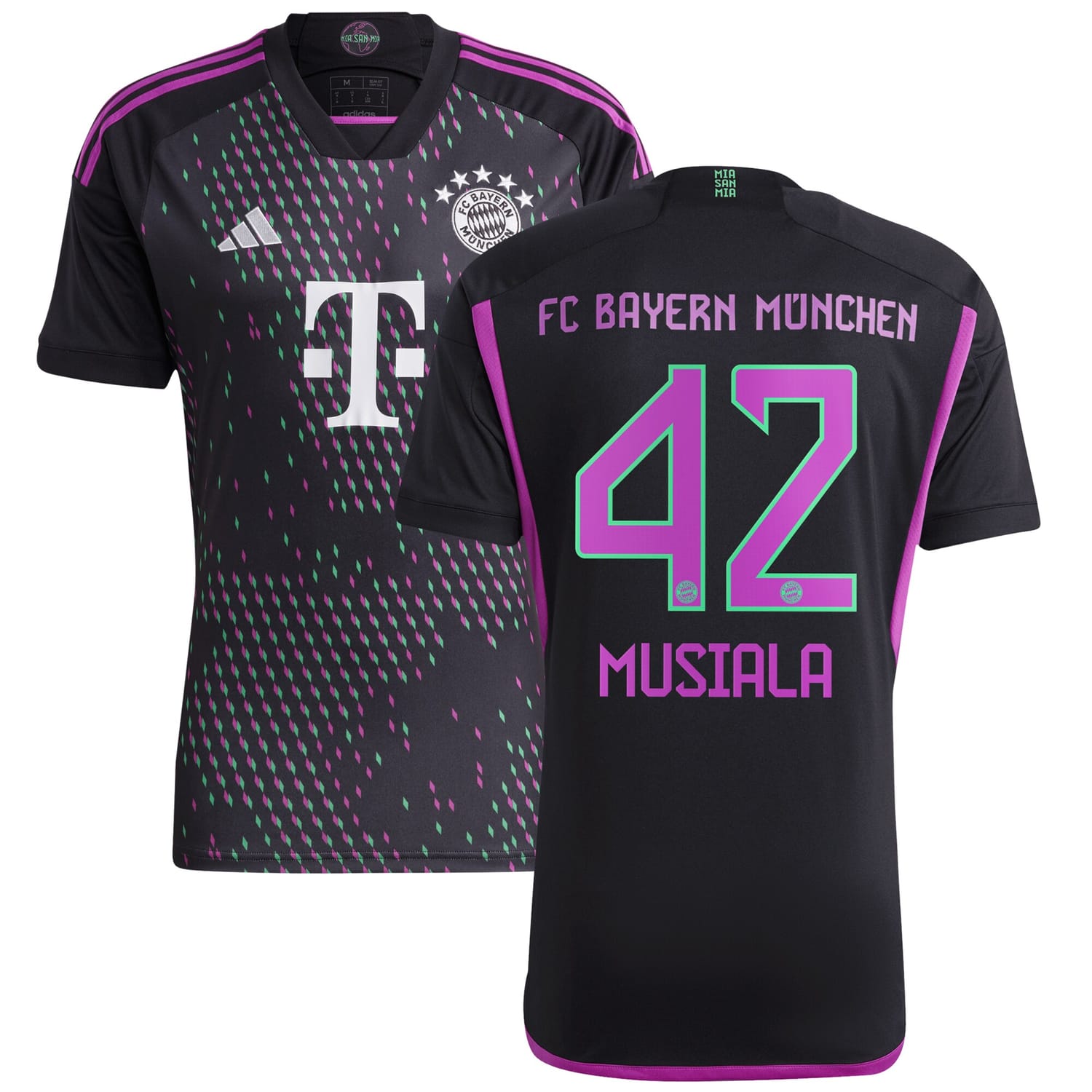 Bundesliga Bayern Munich Away Jersey Shirt 2023-24 player Jamal Musiala 42 printing for Men